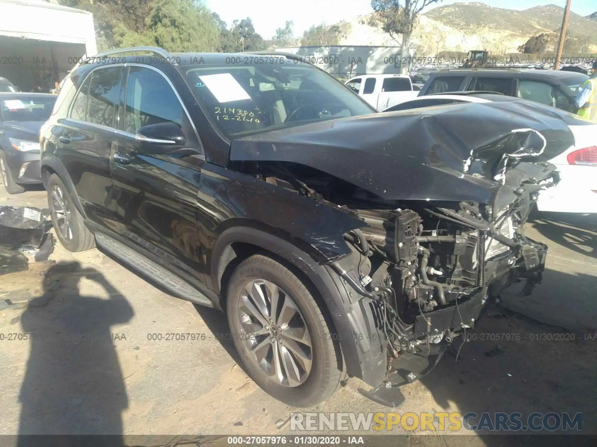 1 Photograph of a damaged car 4JGFB5KBXLA008794 MERCEDES-BENZ GLE 2020