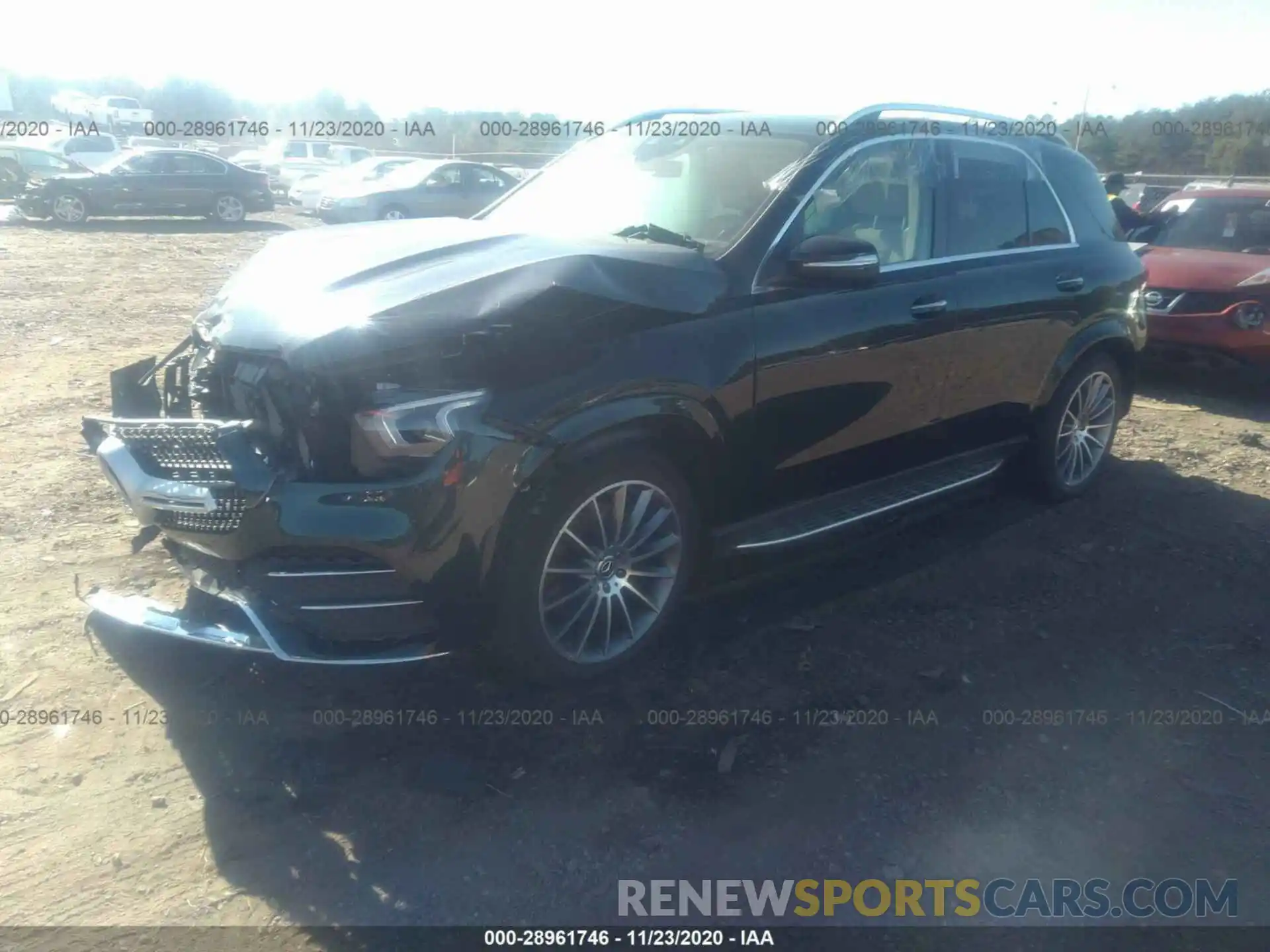 2 Photograph of a damaged car 4JGFB5KE3LA008825 MERCEDES-BENZ GLE 2020