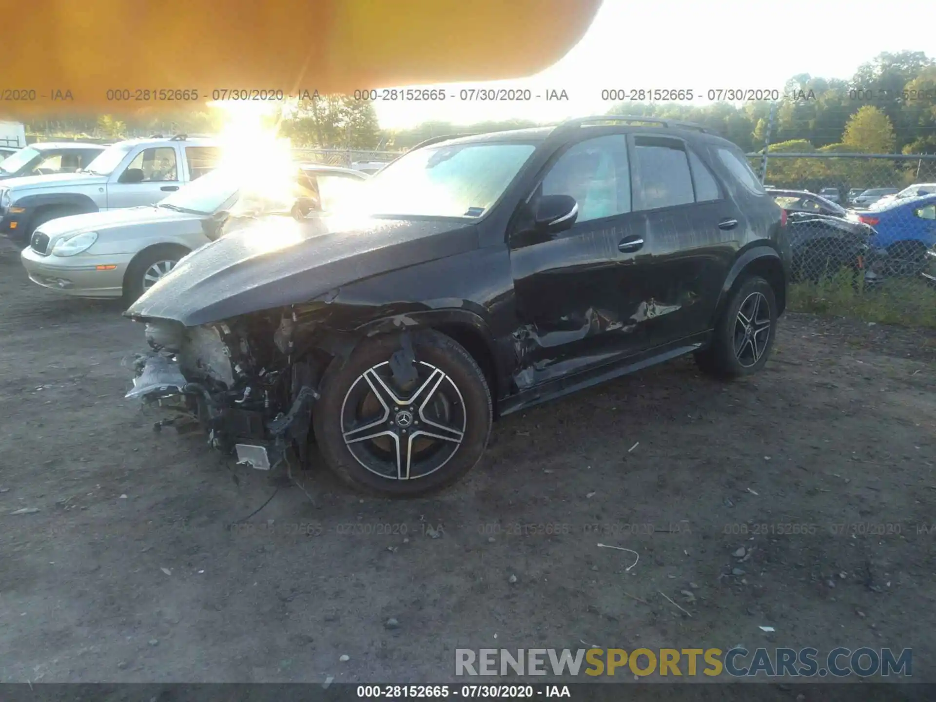 2 Photograph of a damaged car 4JGFB5KE5LA098513 MERCEDES-BENZ GLE 2020