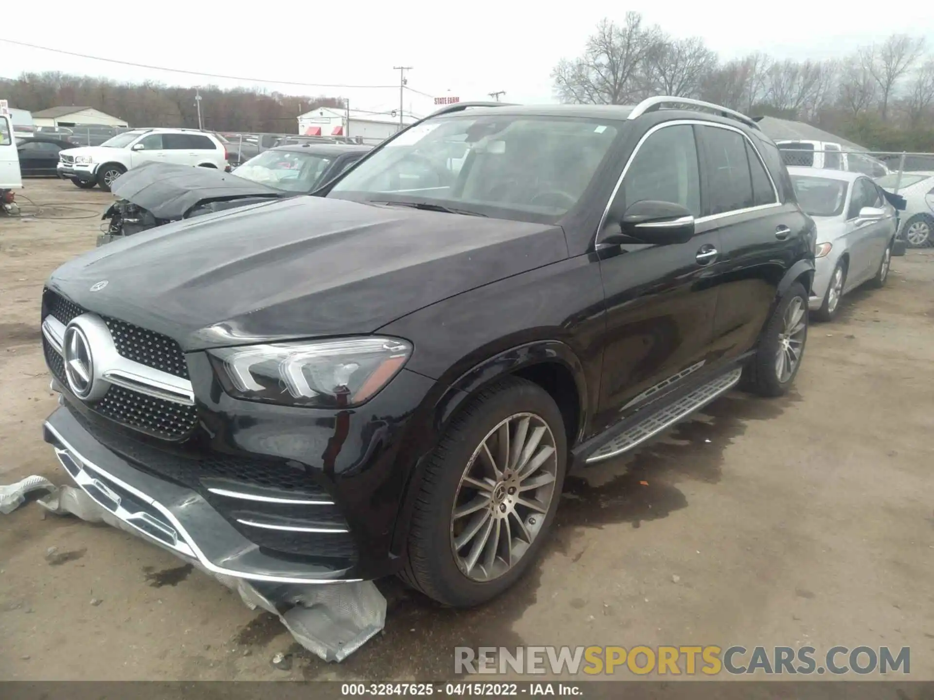 2 Photograph of a damaged car 4JGFB5KE7LA104201 MERCEDES-BENZ GLE 2020