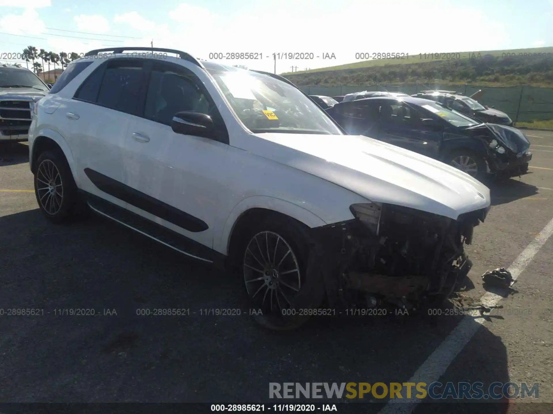 1 Фотография поврежденного автомобиля 4JGFB5KE9LA049041 MERCEDES-BENZ GLE 2020