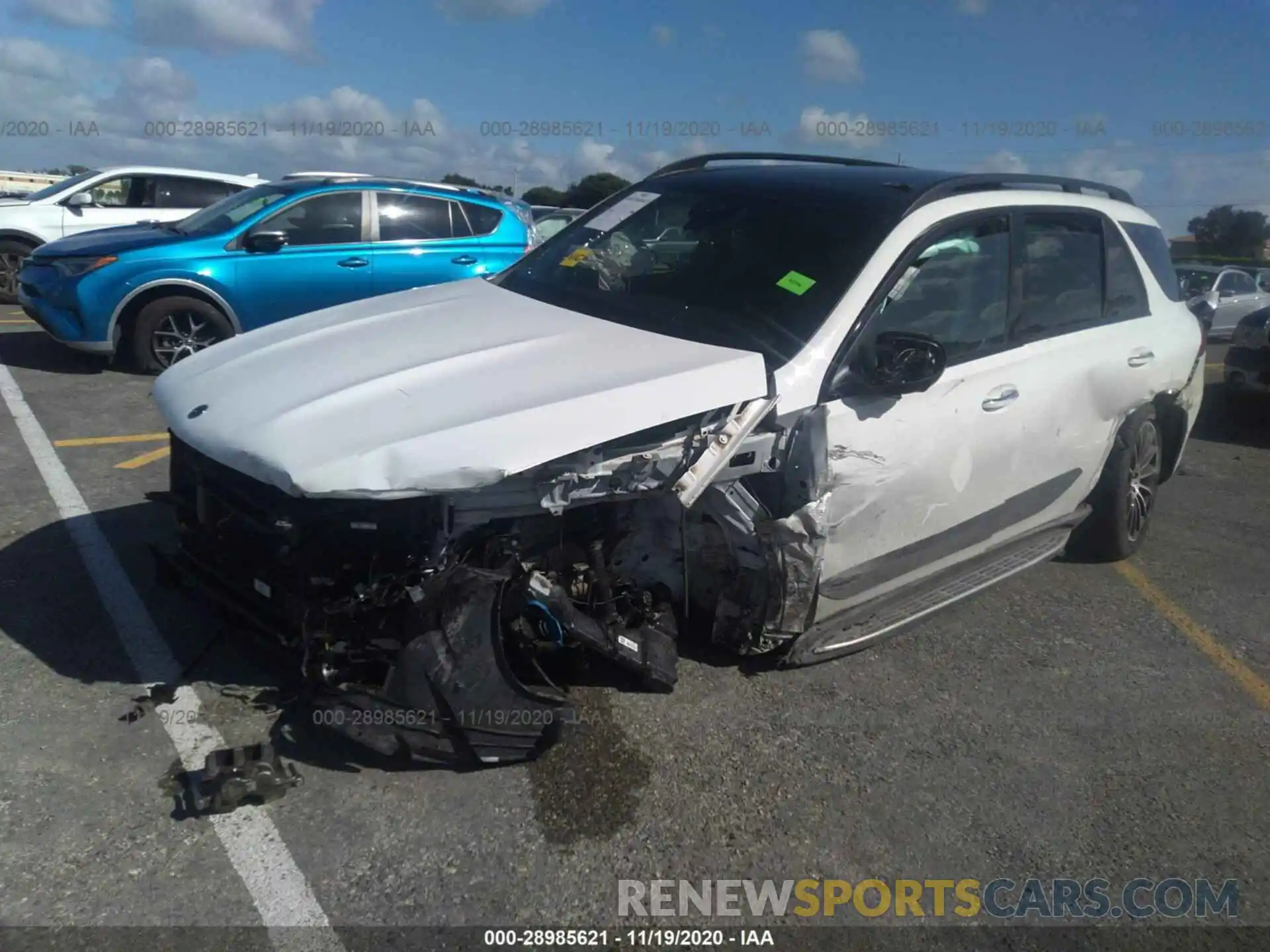 2 Photograph of a damaged car 4JGFB5KE9LA049041 MERCEDES-BENZ GLE 2020