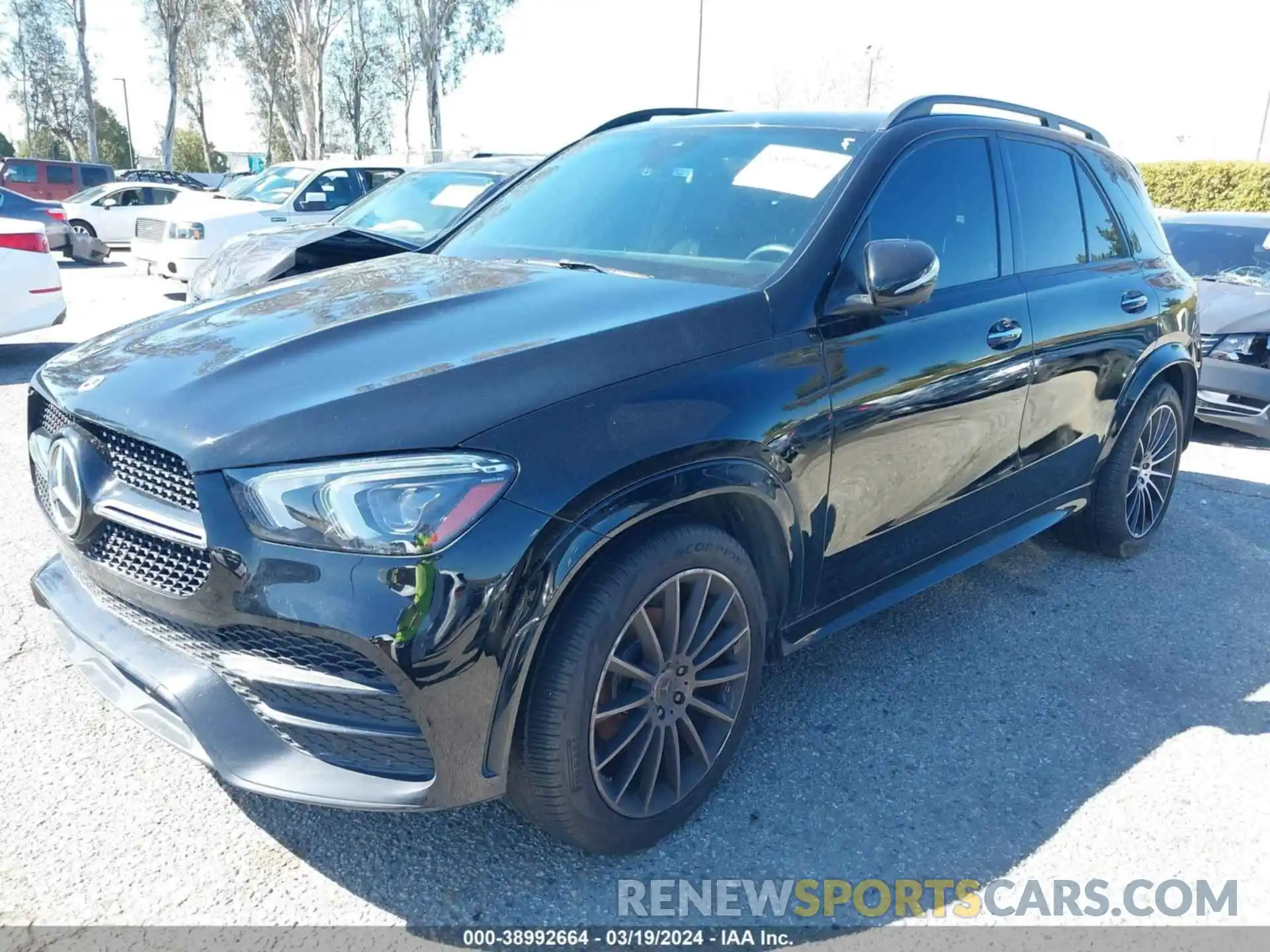 2 Photograph of a damaged car 4JGFB4JB0MA422924 MERCEDES-BENZ GLE 2021