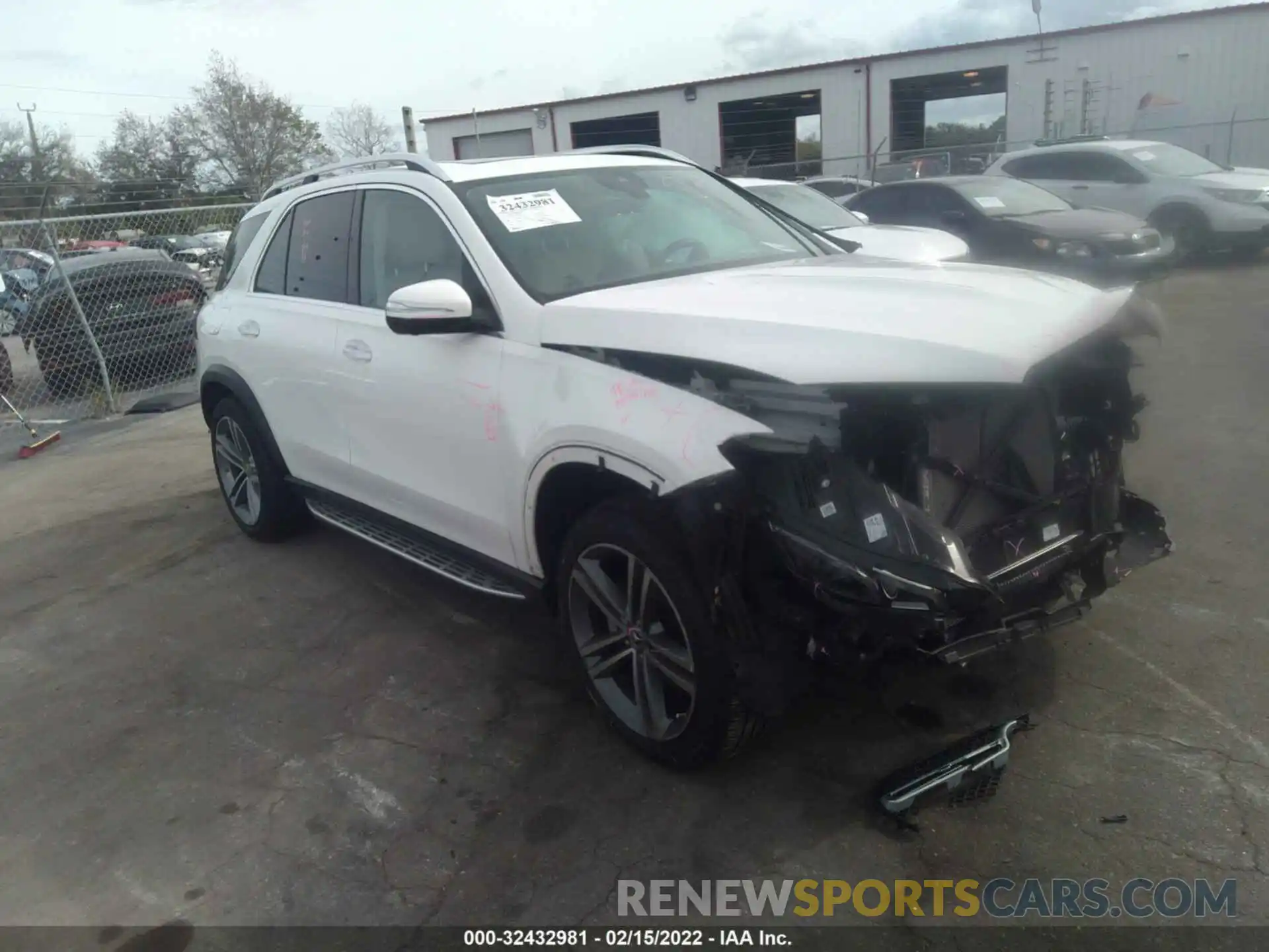 1 Photograph of a damaged car 4JGFB4JB0MA466499 MERCEDES-BENZ GLE 2021