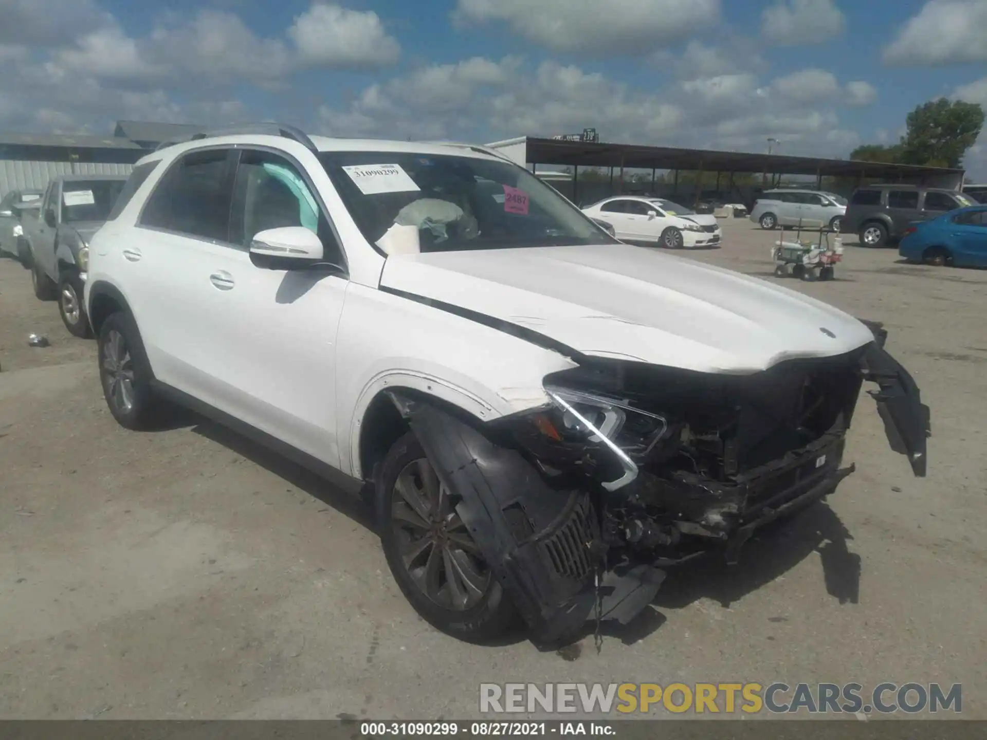 1 Photograph of a damaged car 4JGFB4JB2MA314580 MERCEDES-BENZ GLE 2021