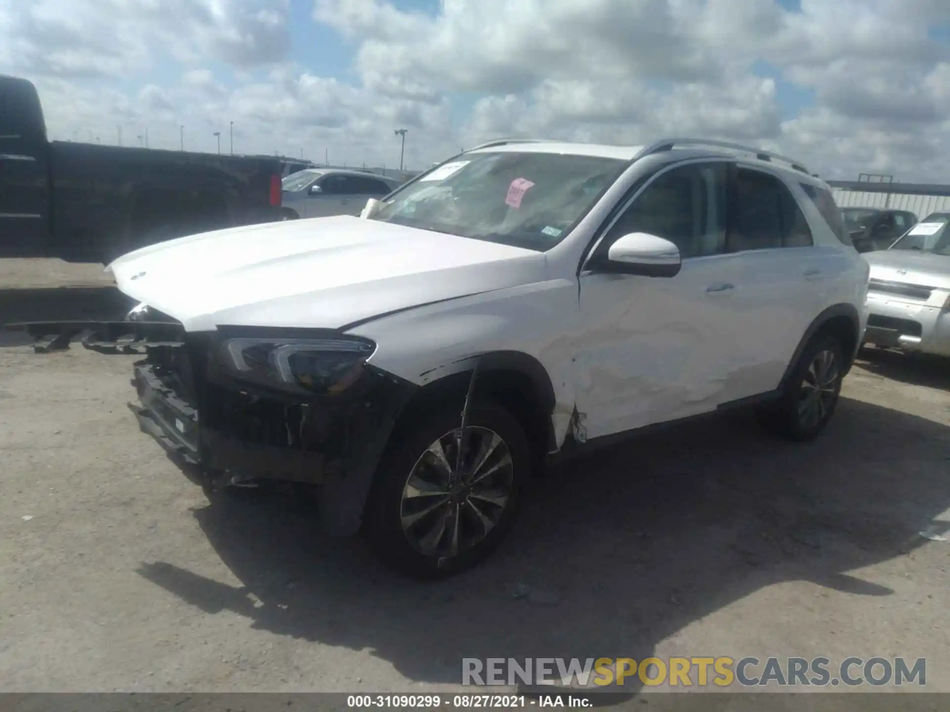 2 Photograph of a damaged car 4JGFB4JB2MA314580 MERCEDES-BENZ GLE 2021