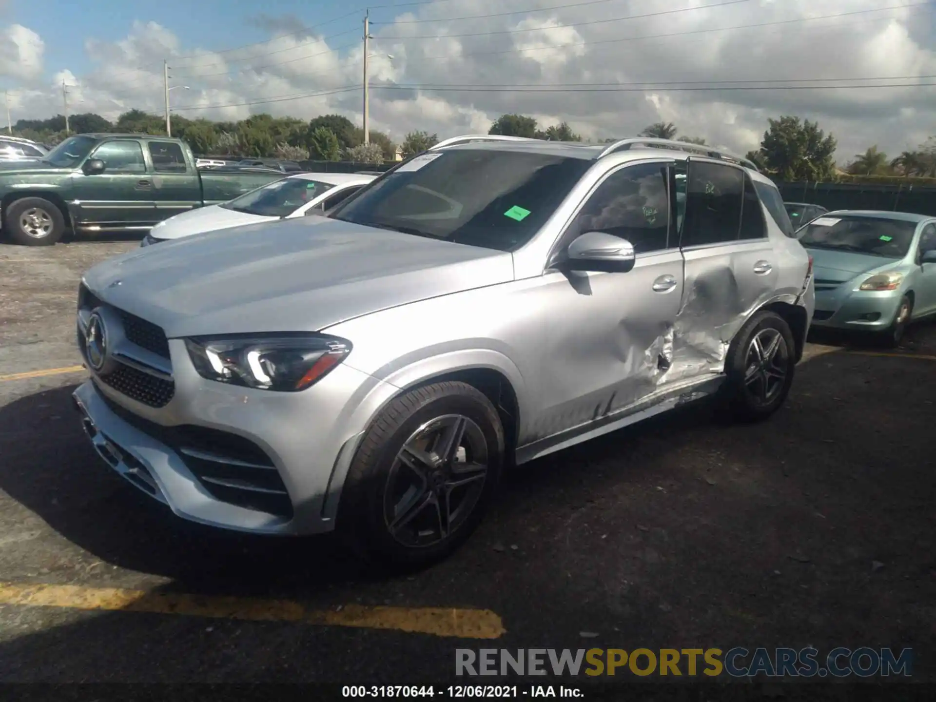 2 Photograph of a damaged car 4JGFB4JB2MA482512 MERCEDES-BENZ GLE 2021