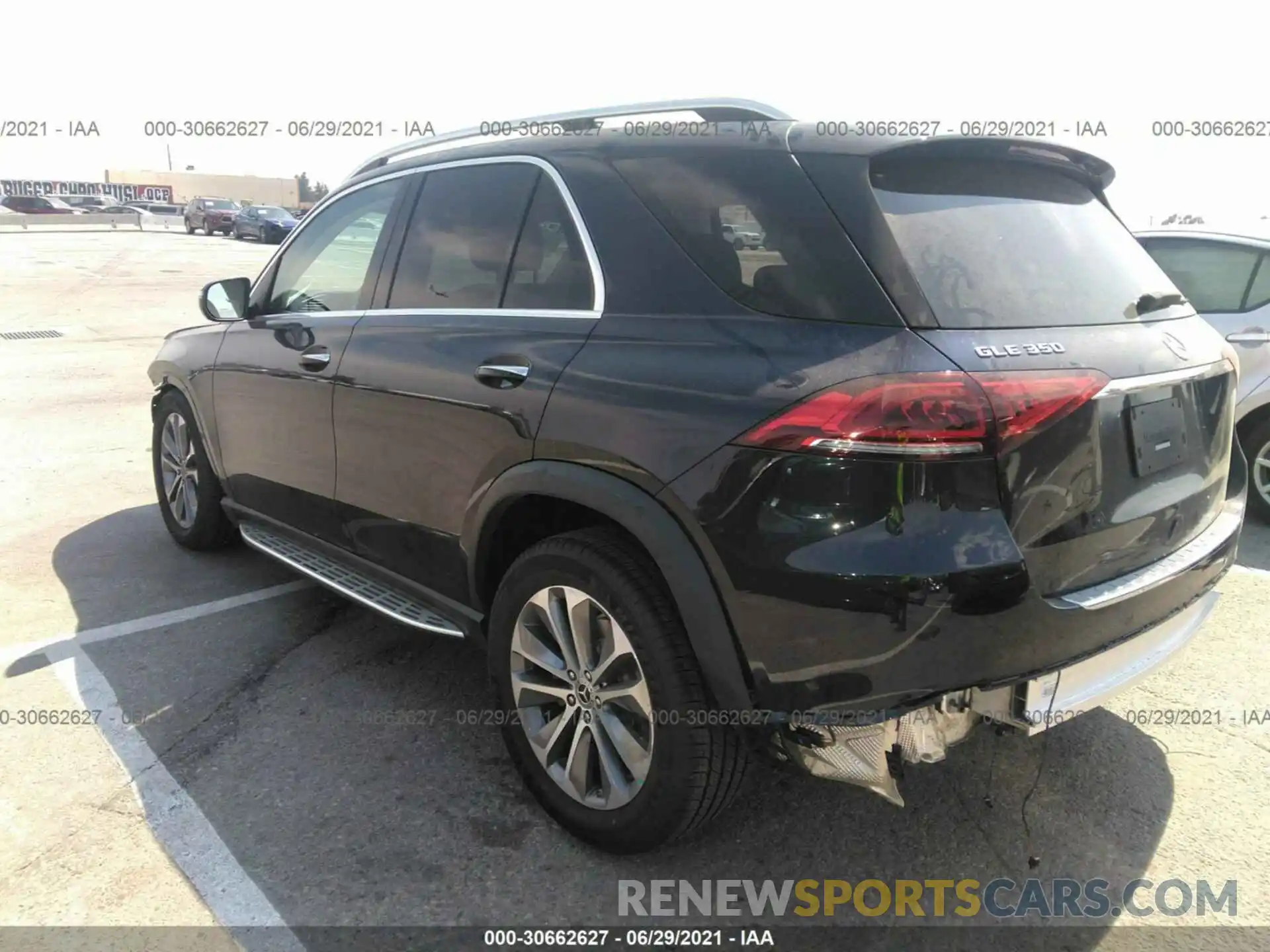 3 Photograph of a damaged car 4JGFB4JB2MA497124 MERCEDES-BENZ GLE 2021