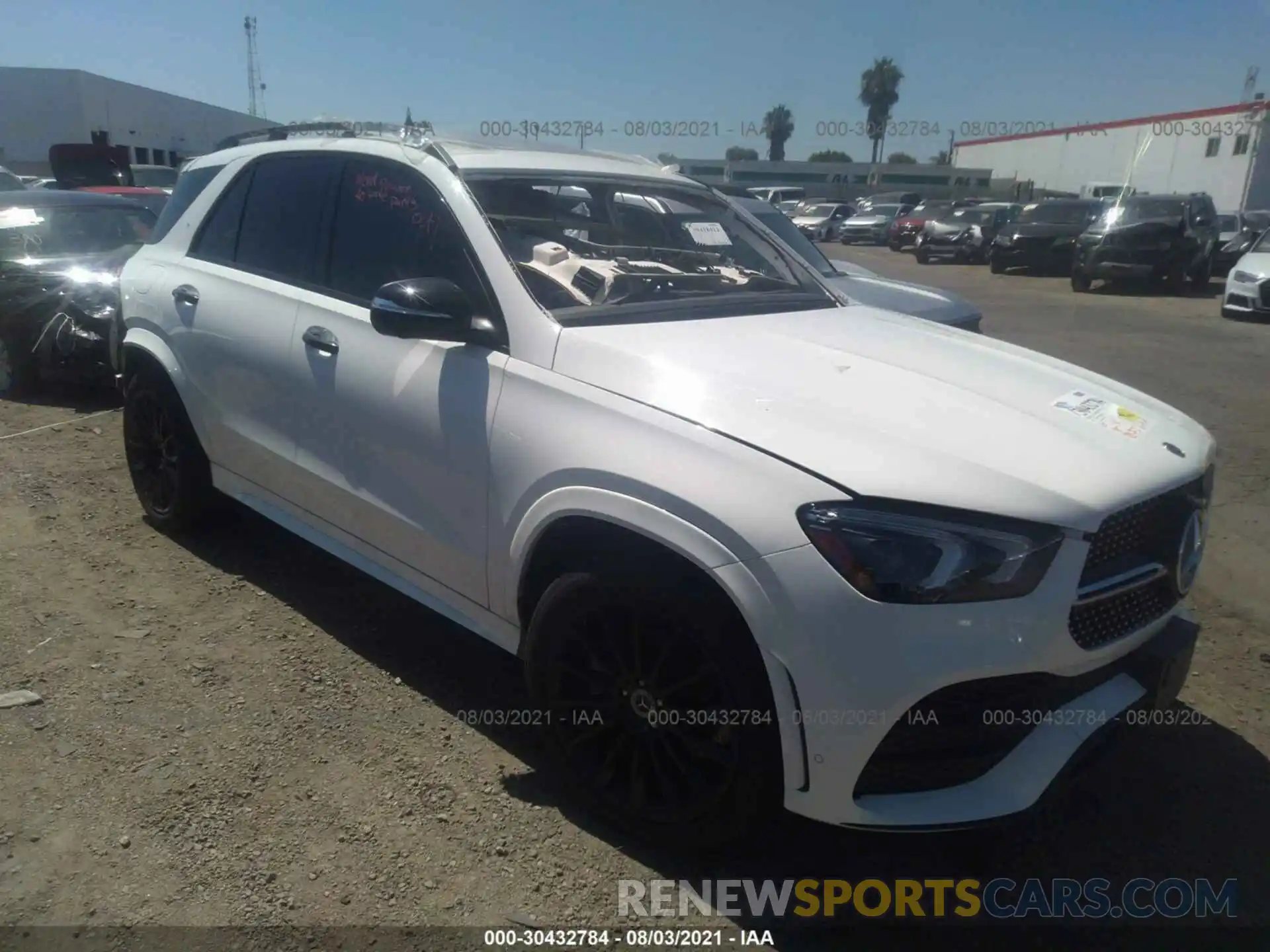 1 Photograph of a damaged car 4JGFB4JB4MA302978 MERCEDES-BENZ GLE 2021