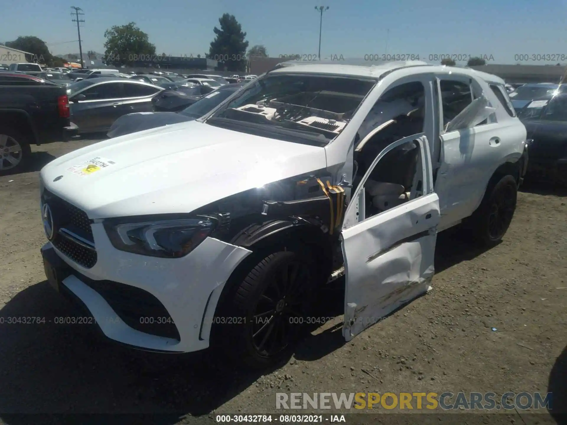 2 Photograph of a damaged car 4JGFB4JB4MA302978 MERCEDES-BENZ GLE 2021