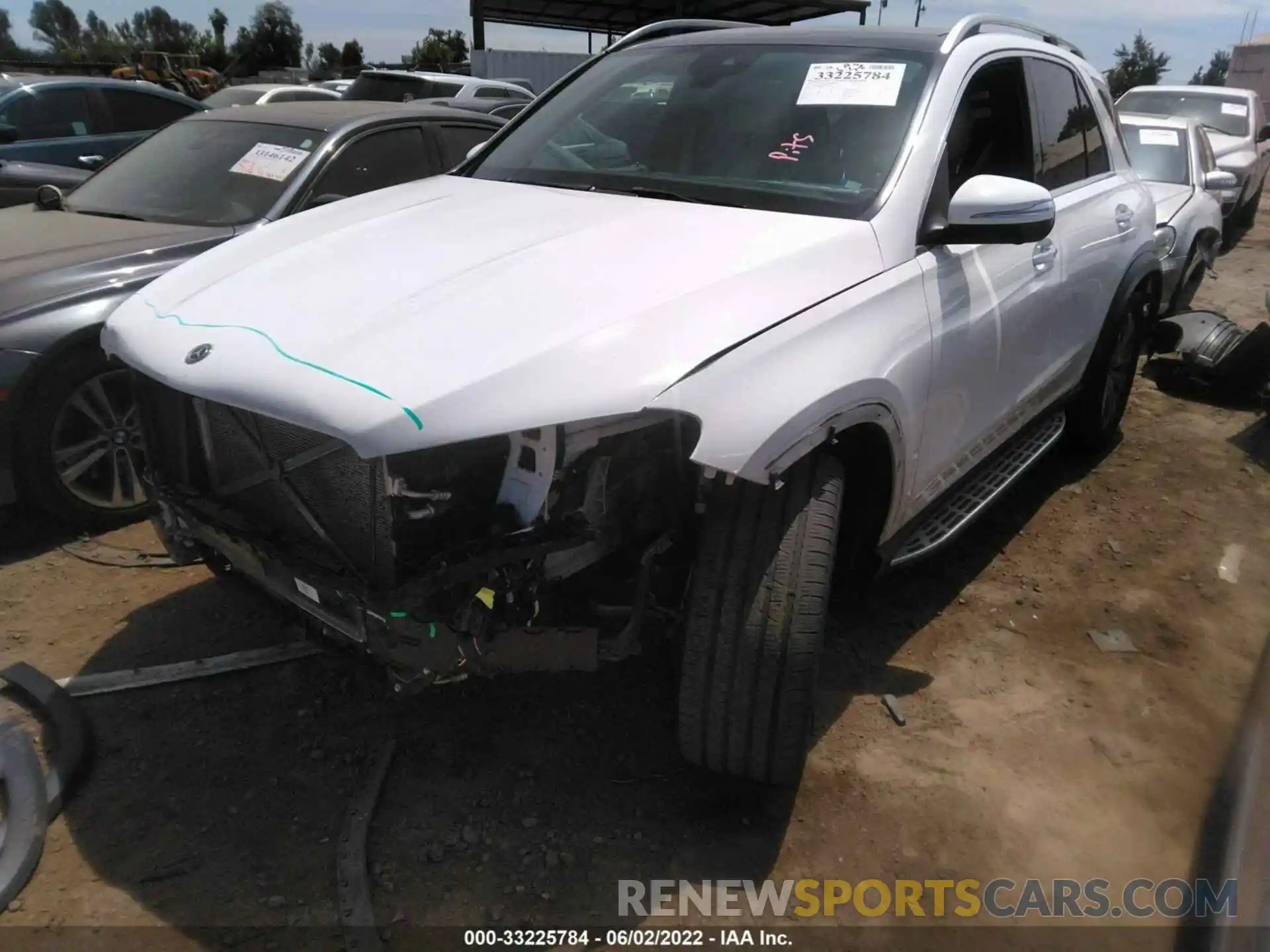 2 Photograph of a damaged car 4JGFB4JB4MA316539 MERCEDES-BENZ GLE 2021