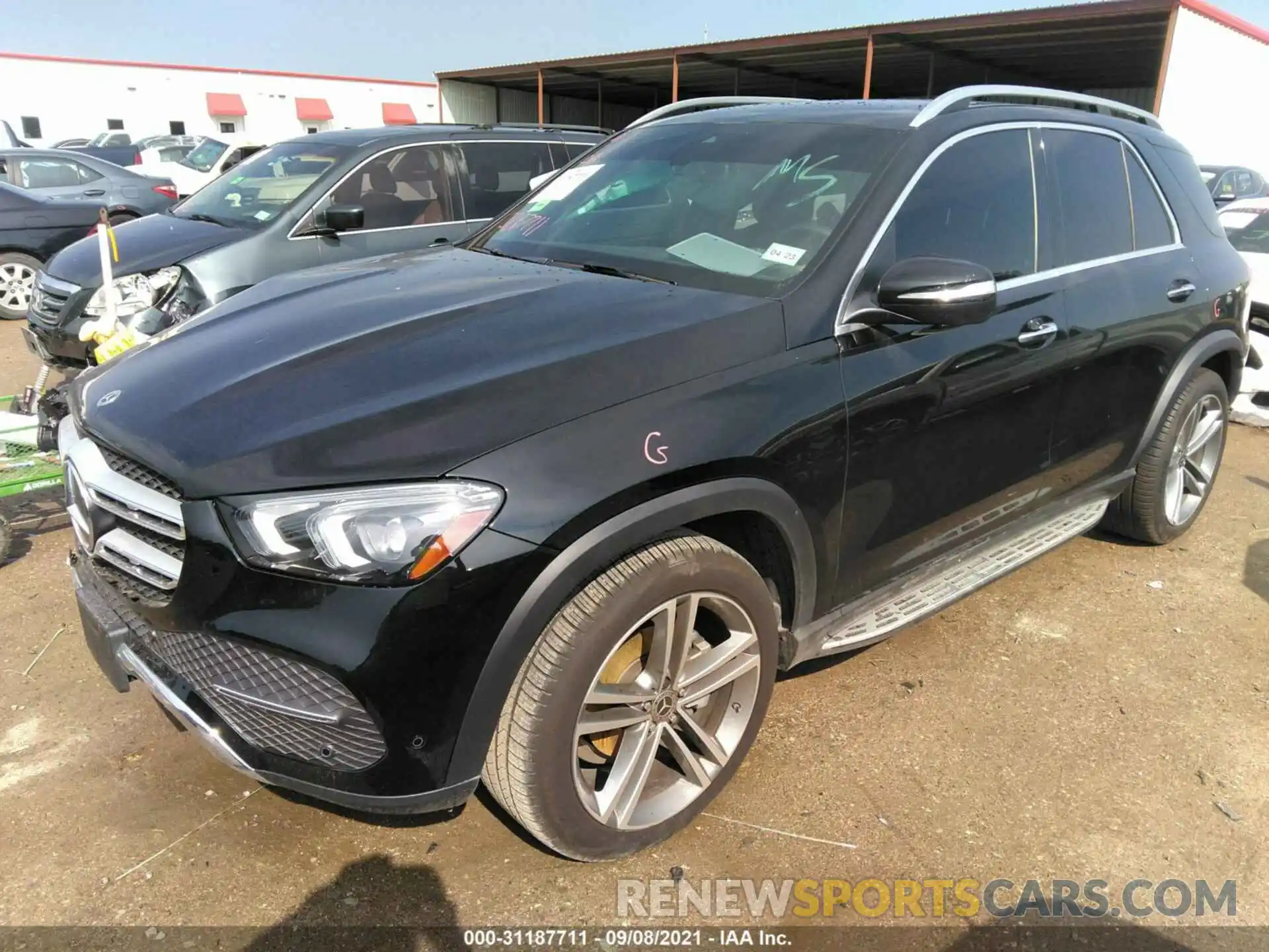 2 Photograph of a damaged car 4JGFB4JB4MA457367 MERCEDES-BENZ GLE 2021