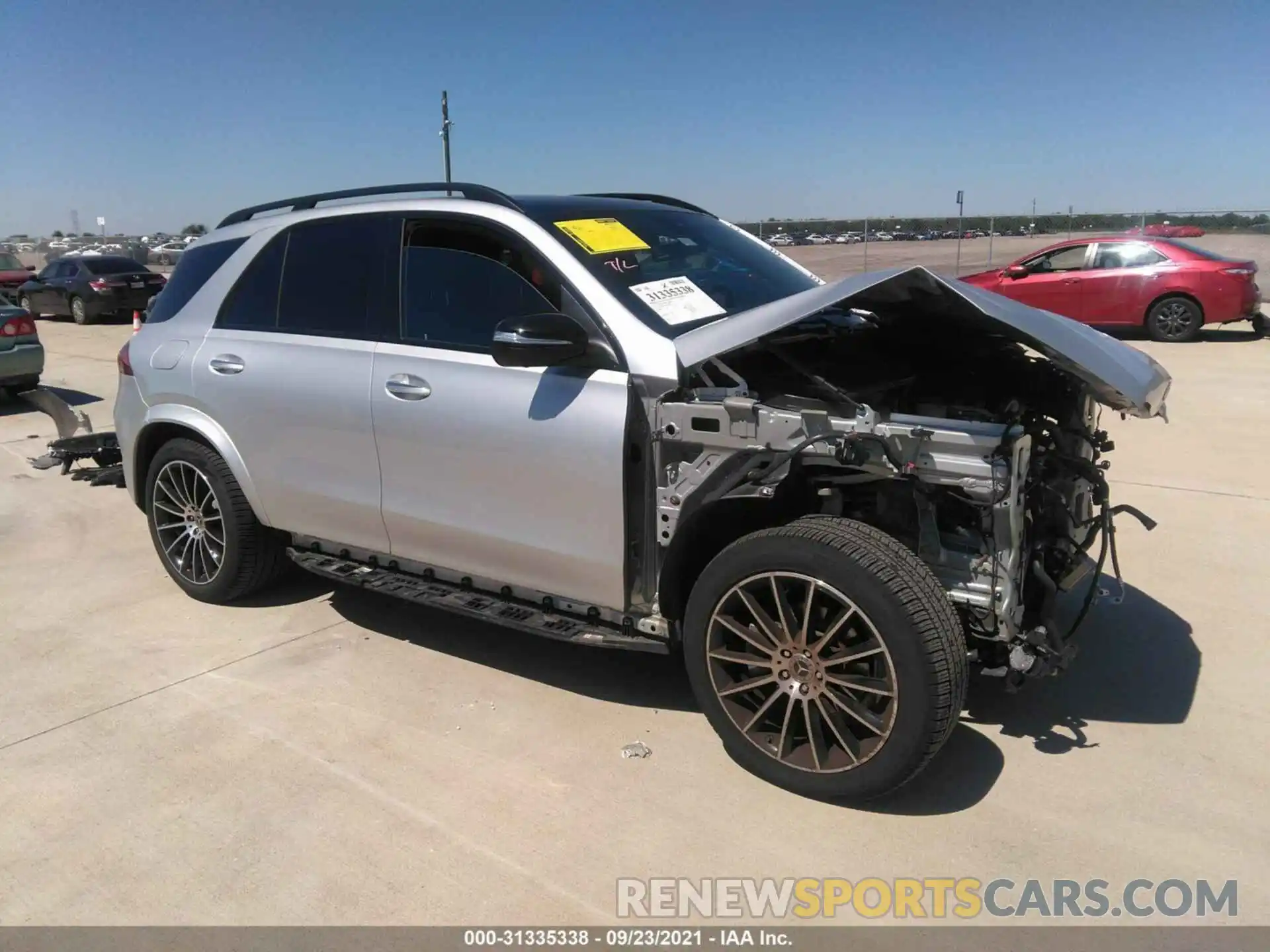 1 Photograph of a damaged car 4JGFB4JB5MA446054 MERCEDES-BENZ GLE 2021