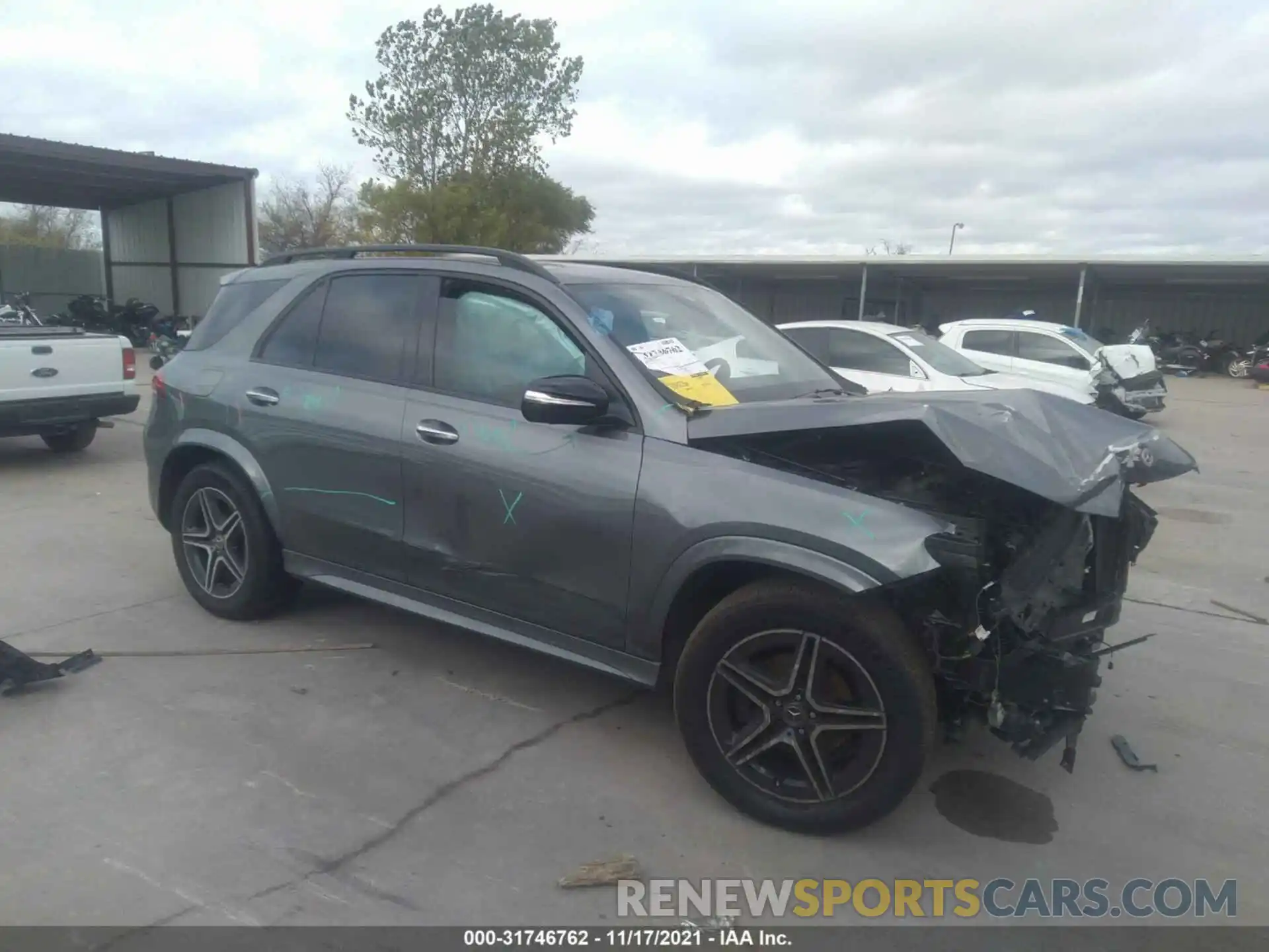 1 Photograph of a damaged car 4JGFB4JB6MA328904 MERCEDES-BENZ GLE 2021