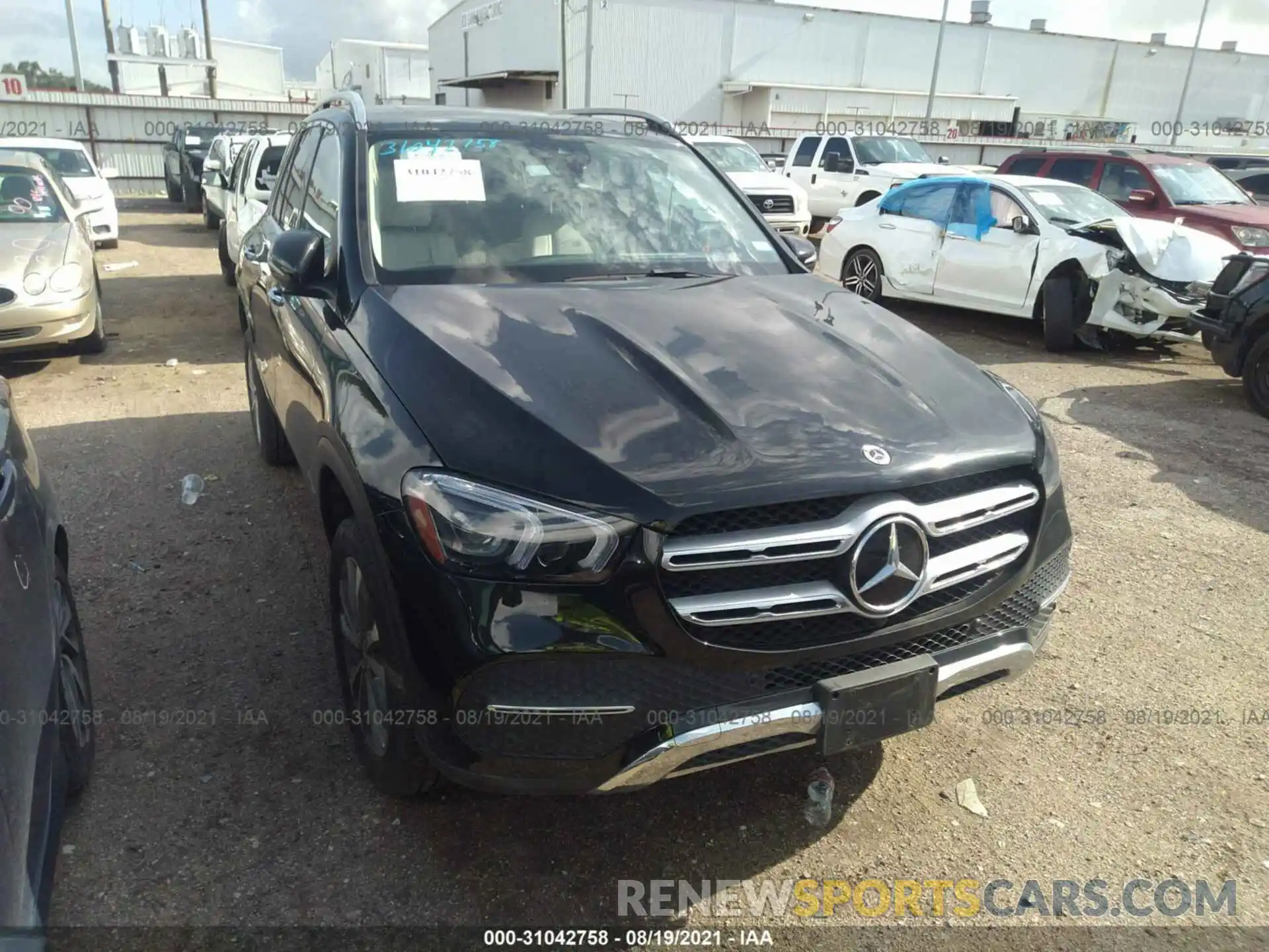 1 Photograph of a damaged car 4JGFB4JB6MA358615 MERCEDES-BENZ GLE 2021