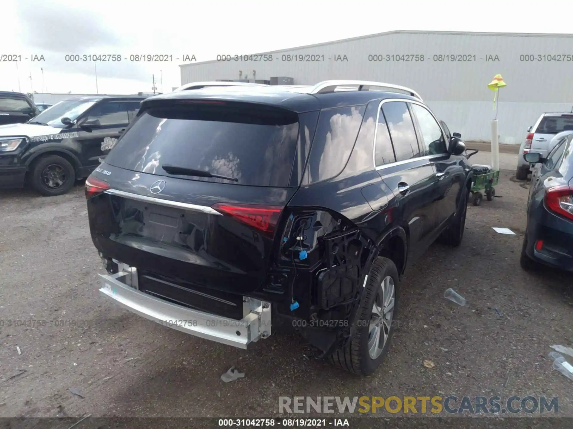 4 Фотография поврежденного автомобиля 4JGFB4JB6MA358615 MERCEDES-BENZ GLE 2021