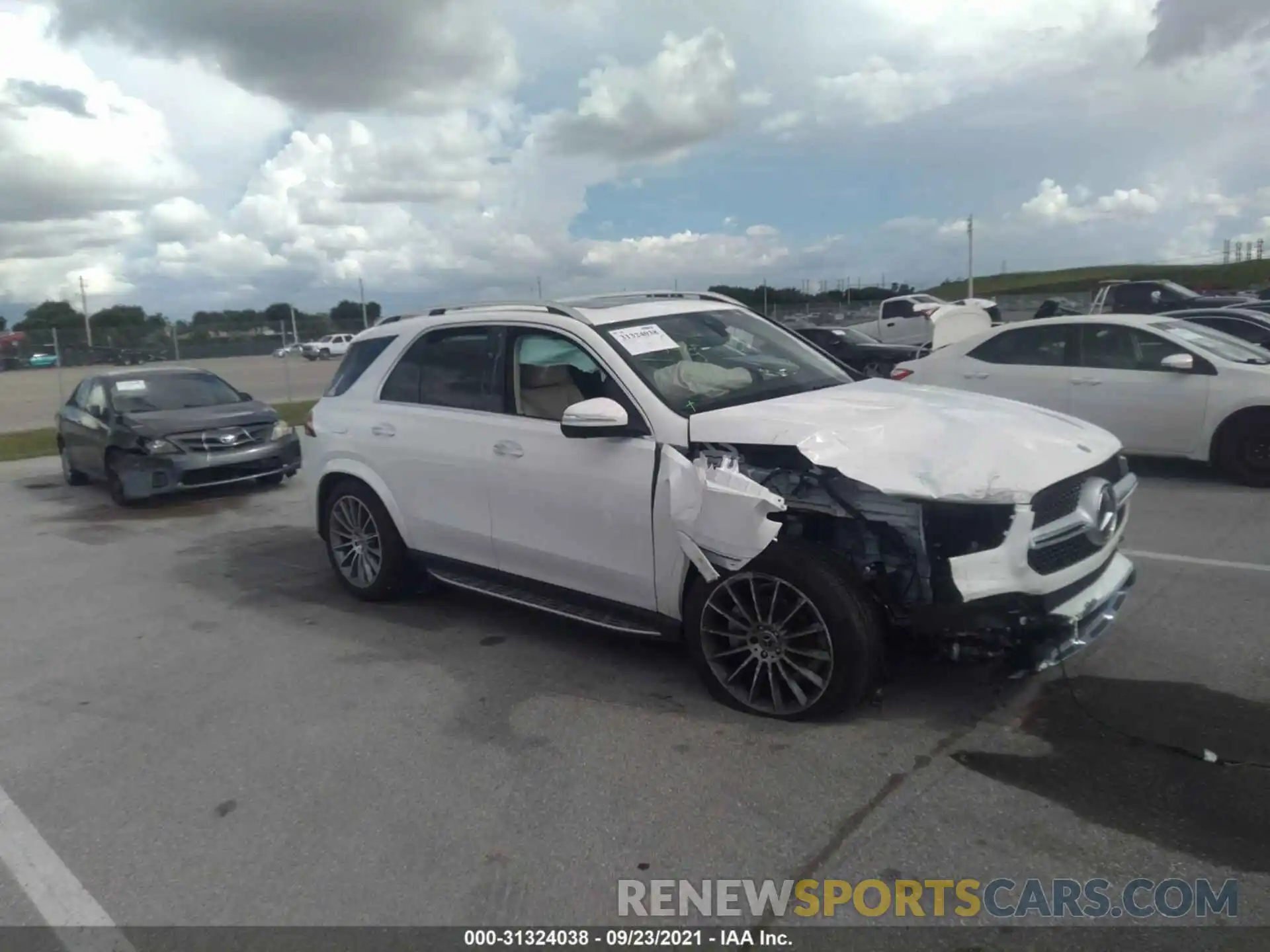 1 Photograph of a damaged car 4JGFB4JB6MA444474 MERCEDES-BENZ GLE 2021