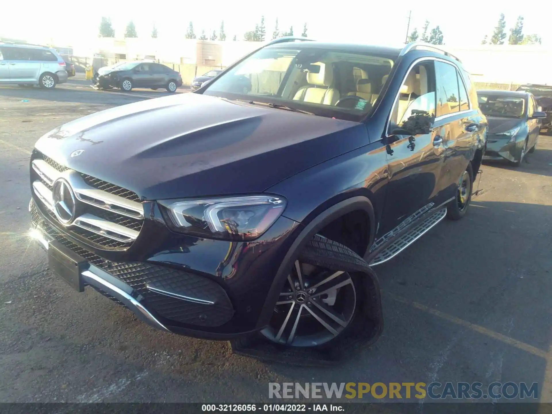 2 Photograph of a damaged car 4JGFB4JB6MA490760 MERCEDES-BENZ GLE 2021