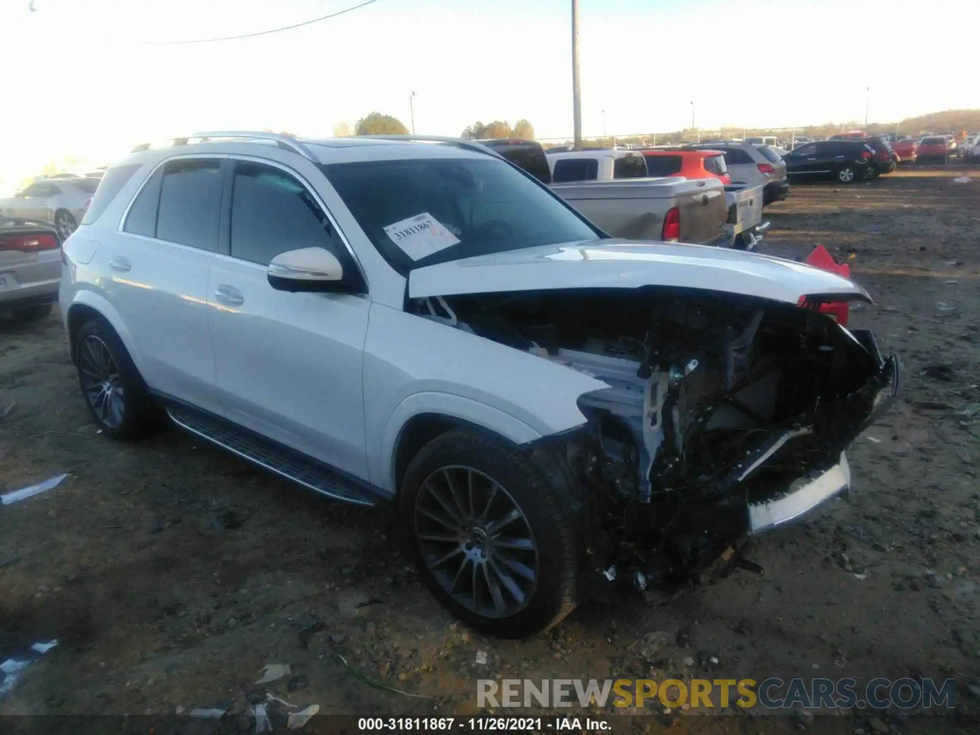 1 Photograph of a damaged car 4JGFB4JB8MA417972 MERCEDES-BENZ GLE 2021