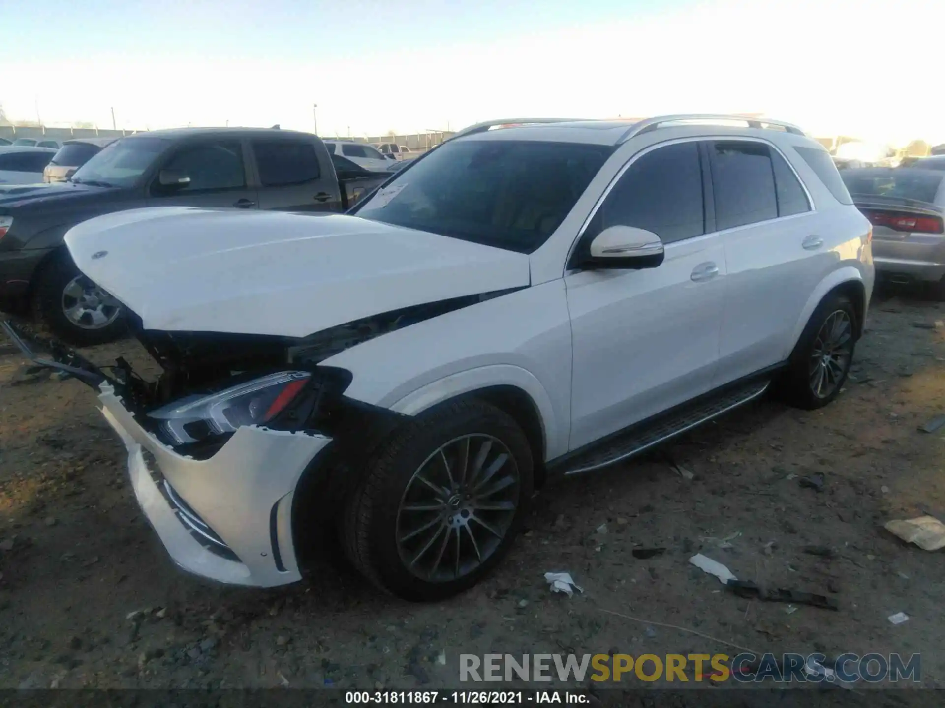 2 Photograph of a damaged car 4JGFB4JB8MA417972 MERCEDES-BENZ GLE 2021