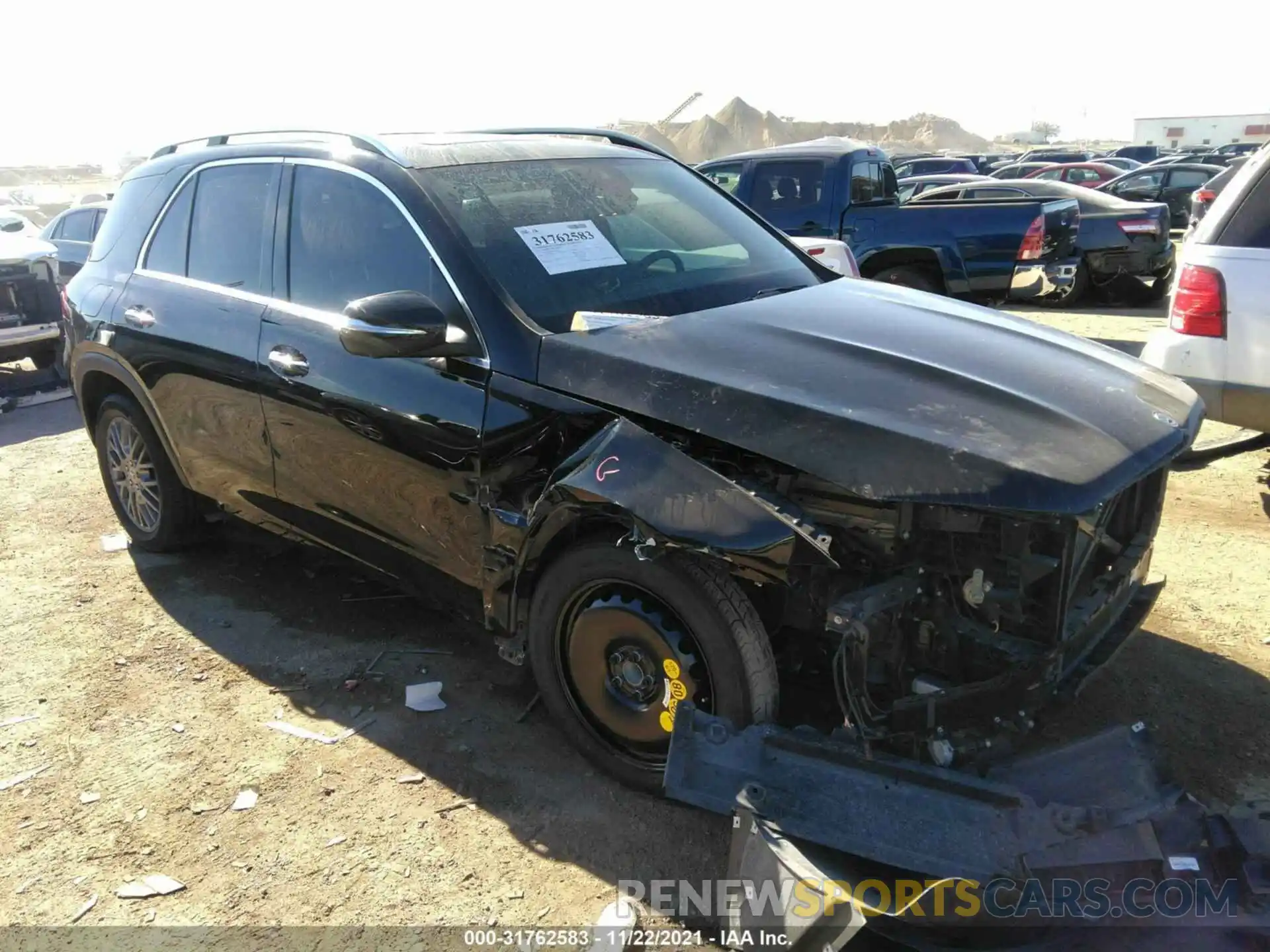 1 Photograph of a damaged car 4JGFB4JB9MA444906 MERCEDES-BENZ GLE 2021