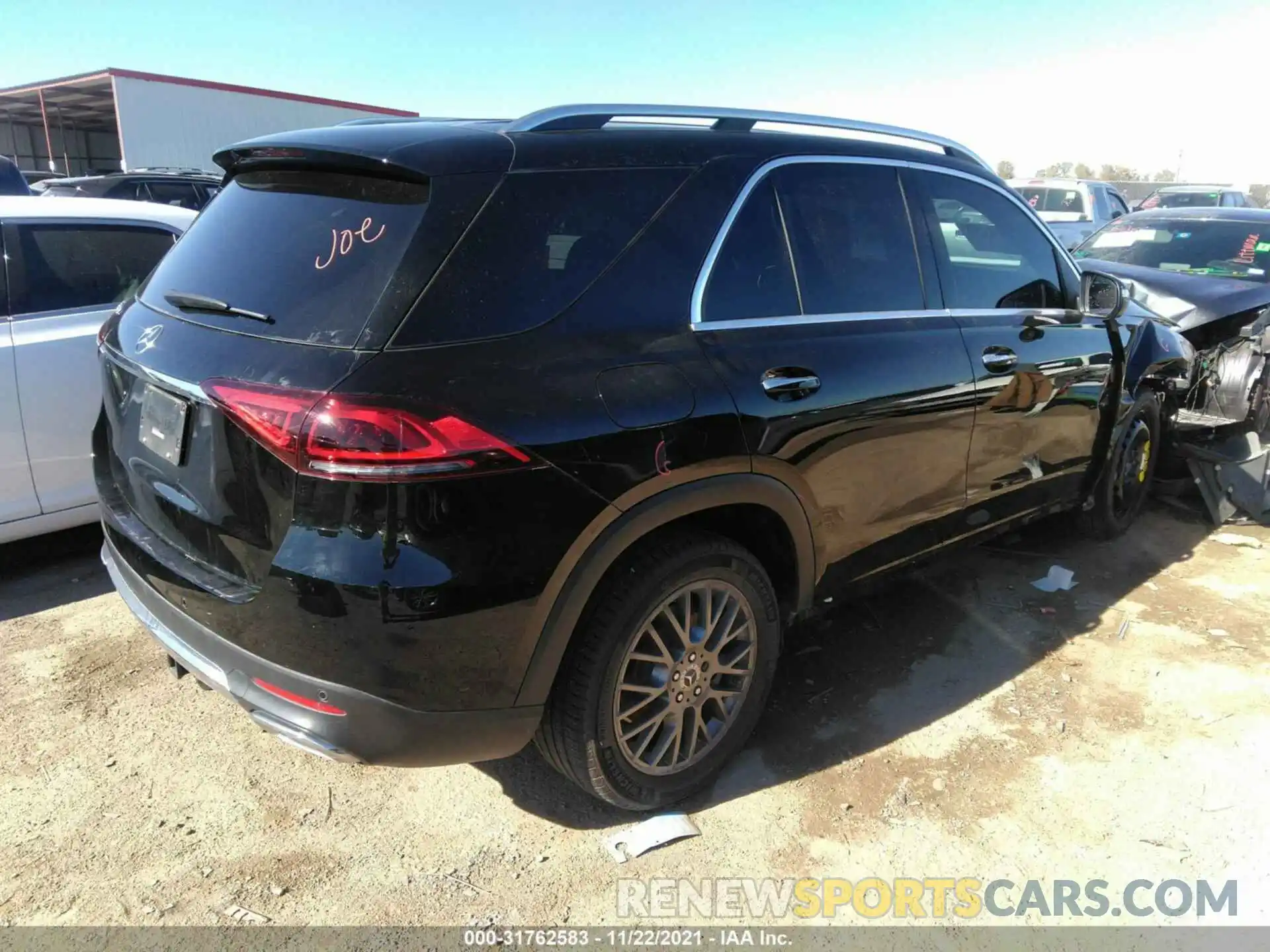 4 Photograph of a damaged car 4JGFB4JB9MA444906 MERCEDES-BENZ GLE 2021