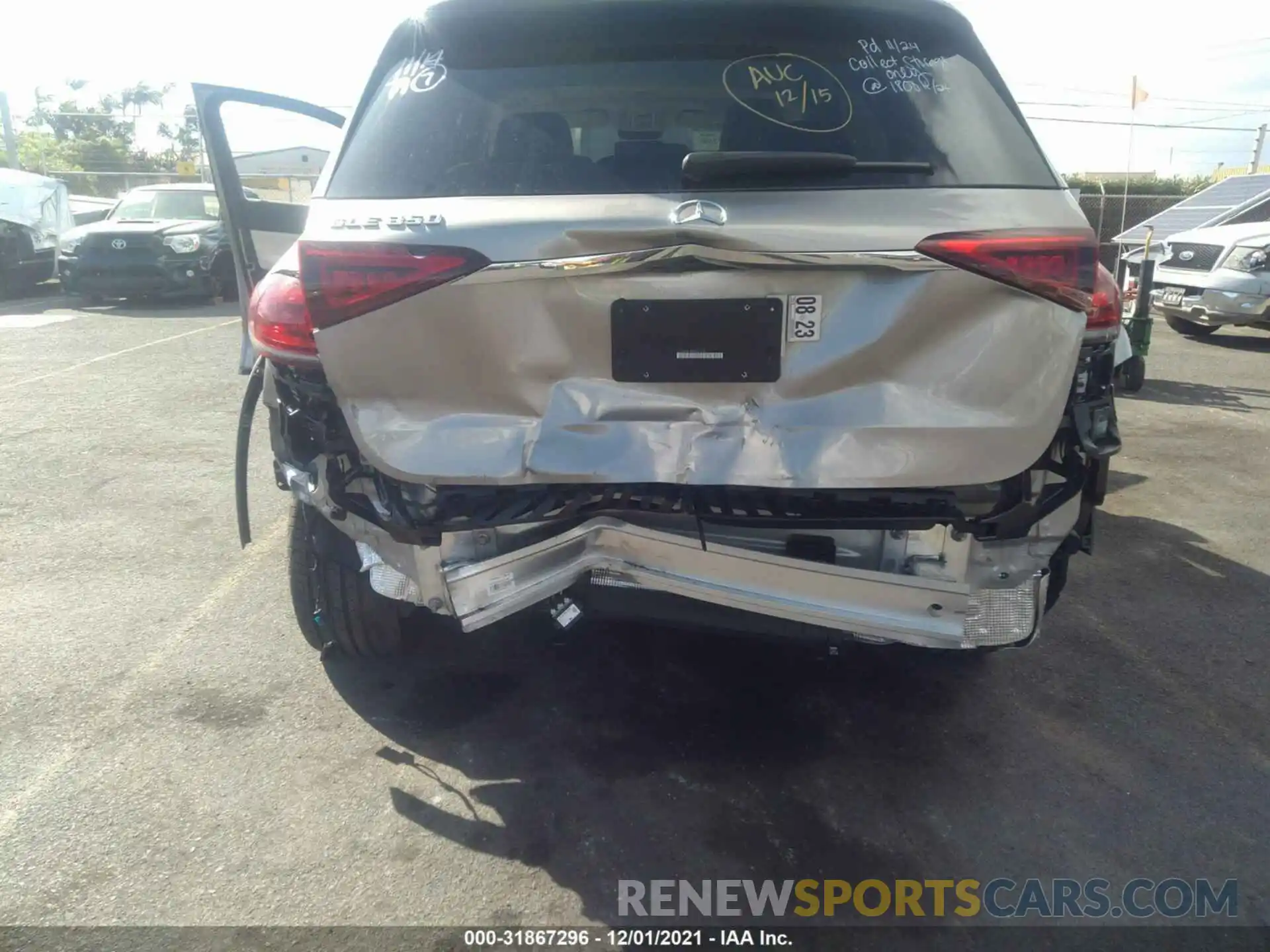 6 Photograph of a damaged car 4JGFB4JE3MA526785 MERCEDES-BENZ GLE 2021