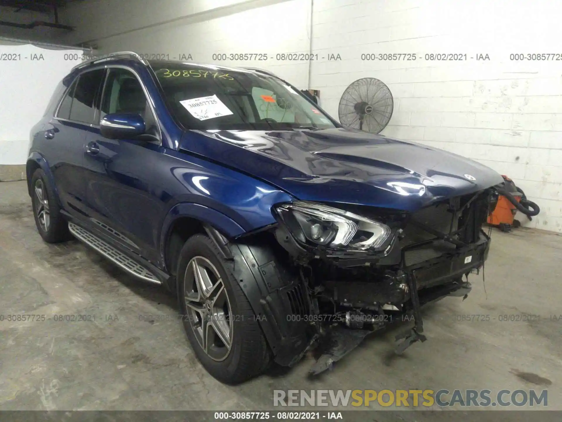 1 Photograph of a damaged car 4JGFB4KB0MA350346 MERCEDES-BENZ GLE 2021