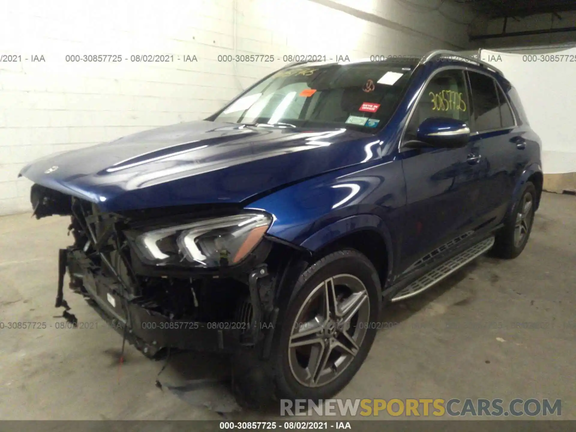 2 Photograph of a damaged car 4JGFB4KB0MA350346 MERCEDES-BENZ GLE 2021