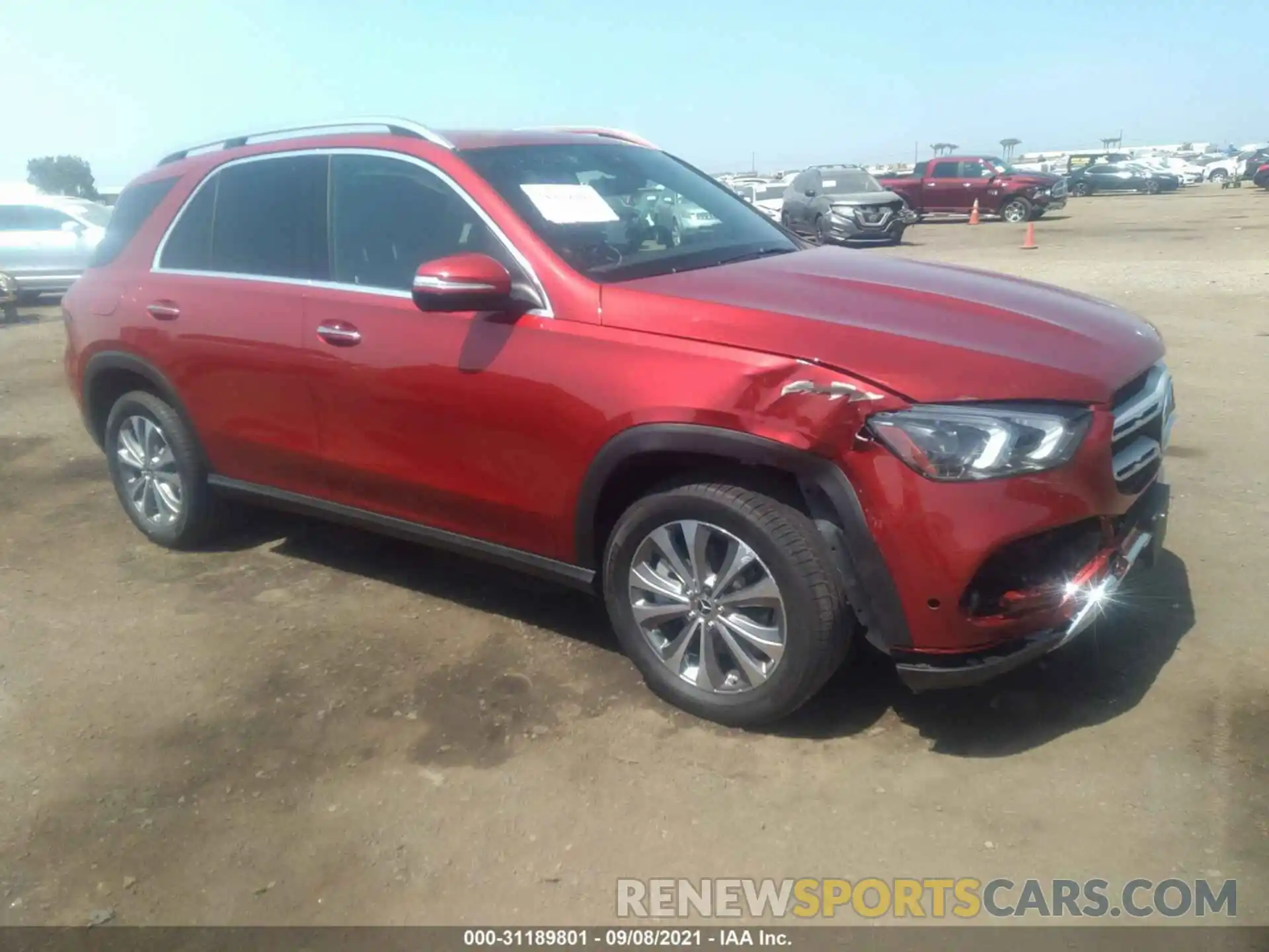 1 Photograph of a damaged car 4JGFB4KB0MA435333 MERCEDES-BENZ GLE 2021