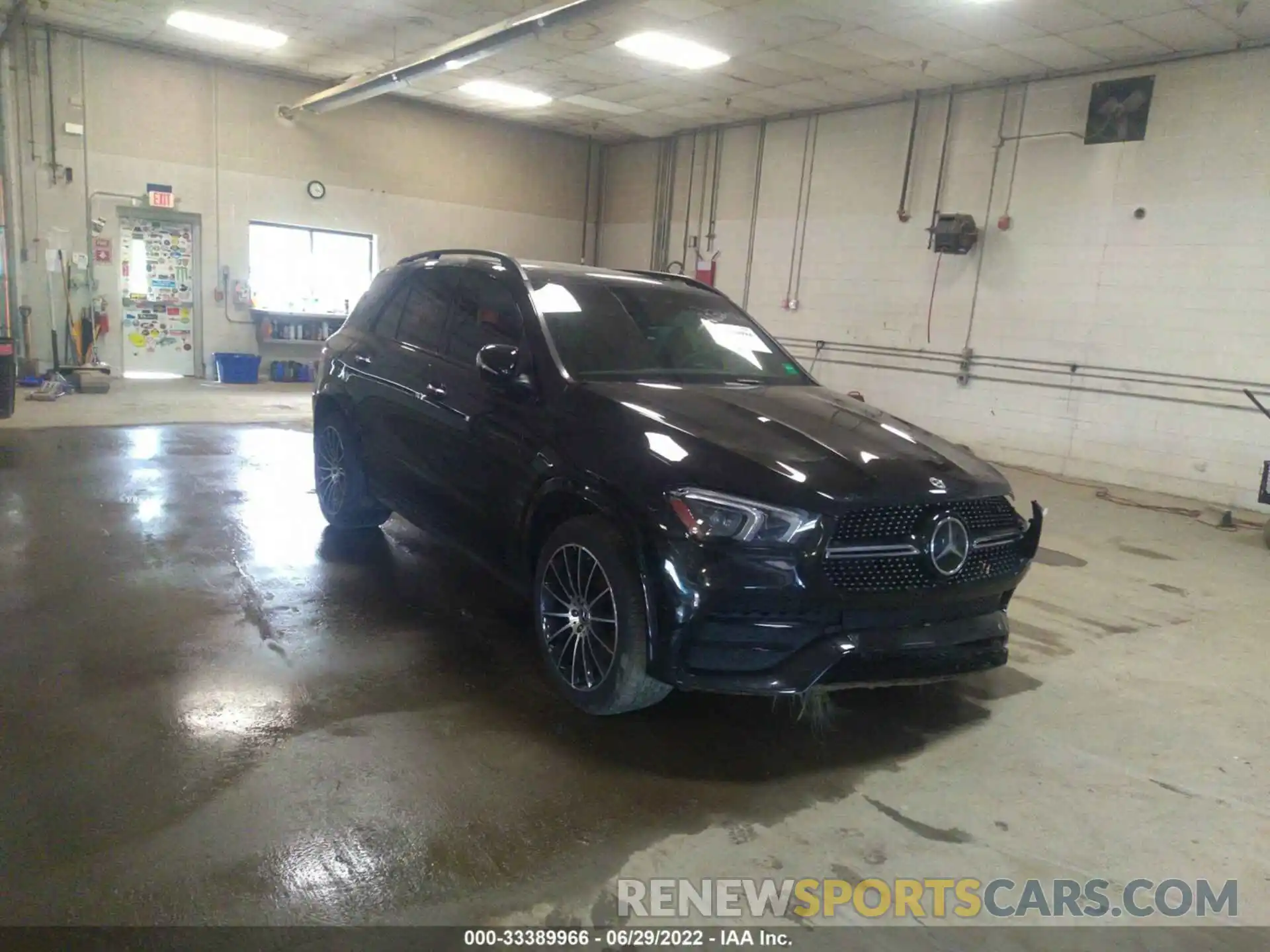 1 Photograph of a damaged car 4JGFB4KB0MA459616 MERCEDES-BENZ GLE 2021