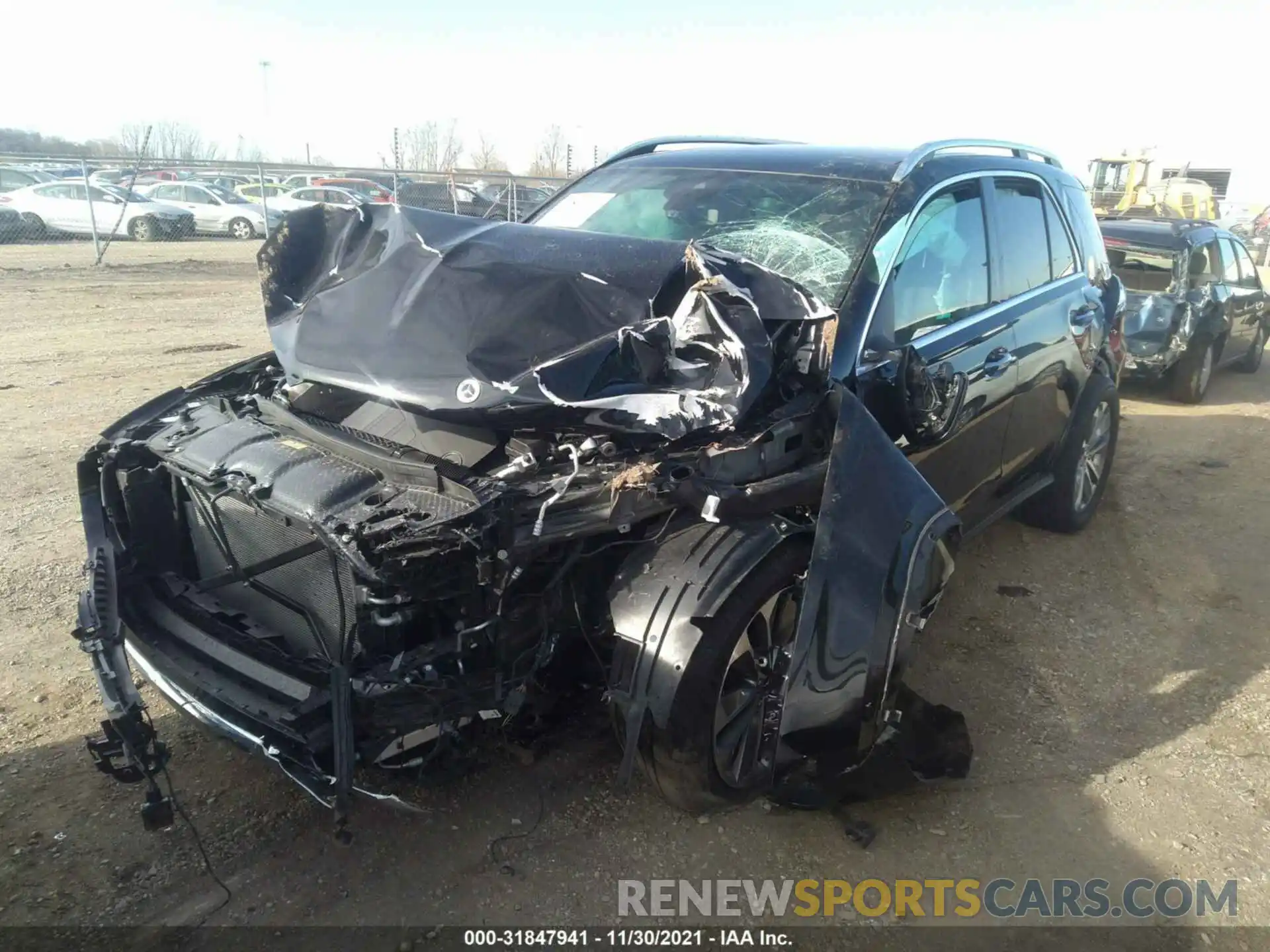 2 Photograph of a damaged car 4JGFB4KB2MA416072 MERCEDES-BENZ GLE 2021