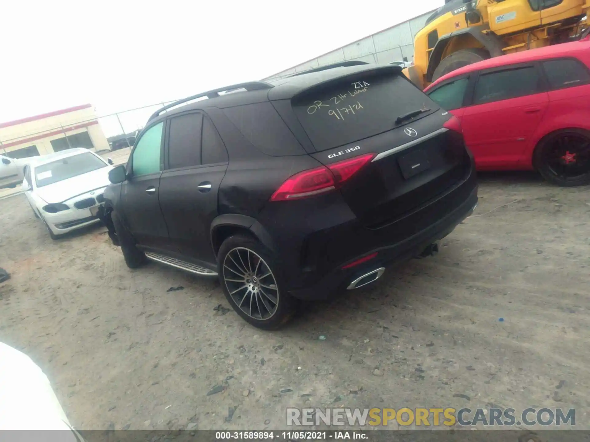 3 Фотография поврежденного автомобиля 4JGFB4KB3MA439814 MERCEDES-BENZ GLE 2021