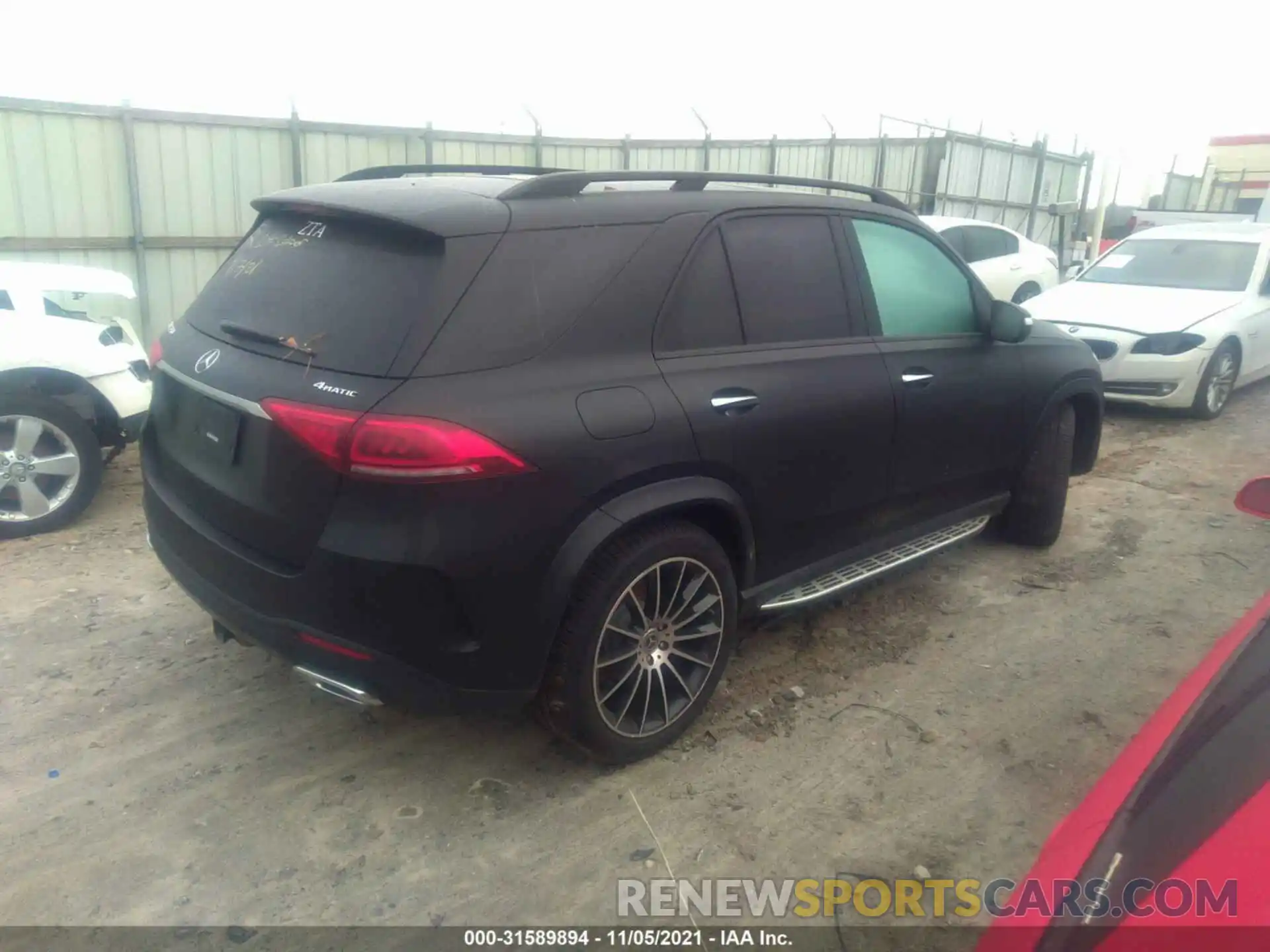 4 Фотография поврежденного автомобиля 4JGFB4KB3MA439814 MERCEDES-BENZ GLE 2021