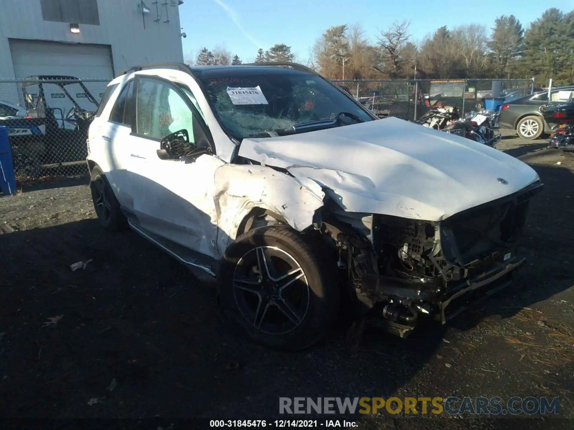 1 Photograph of a damaged car 4JGFB4KB4MA395547 MERCEDES-BENZ GLE 2021