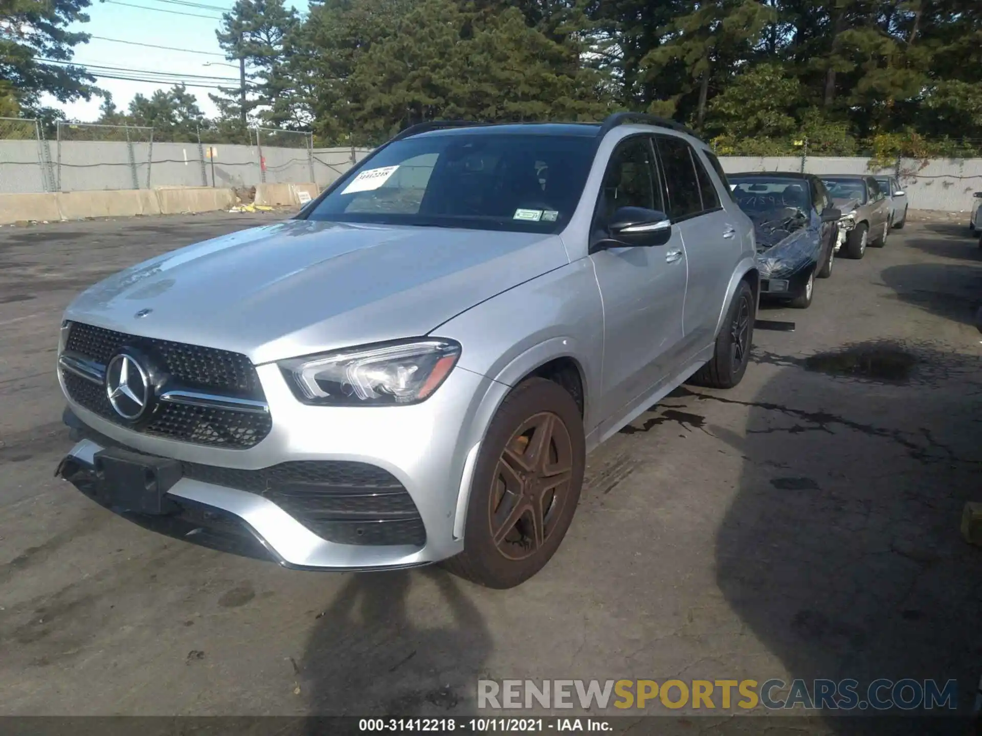 2 Photograph of a damaged car 4JGFB4KB5MA474225 MERCEDES-BENZ GLE 2021