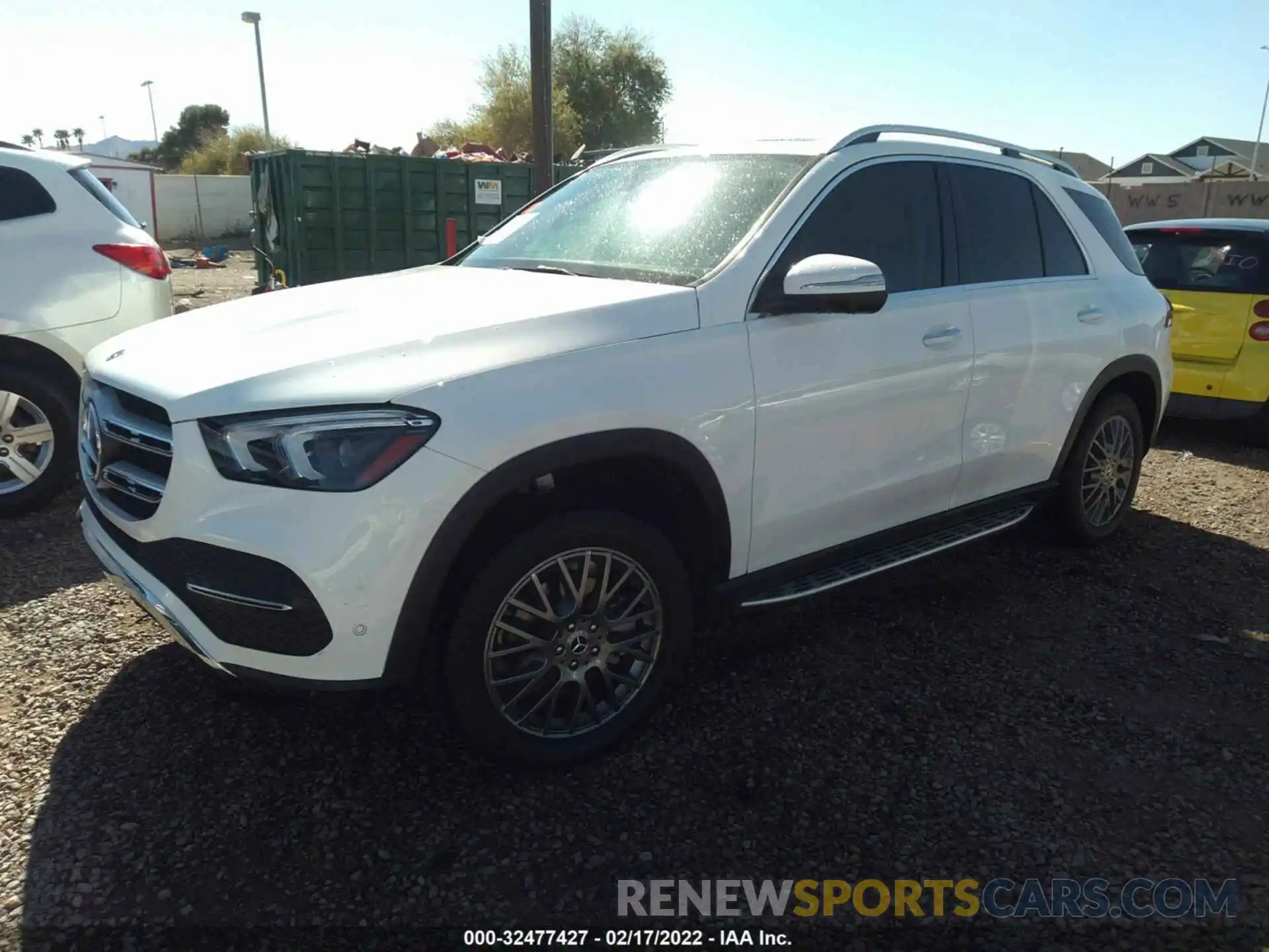 2 Photograph of a damaged car 4JGFB4KB6MA390088 MERCEDES-BENZ GLE 2021