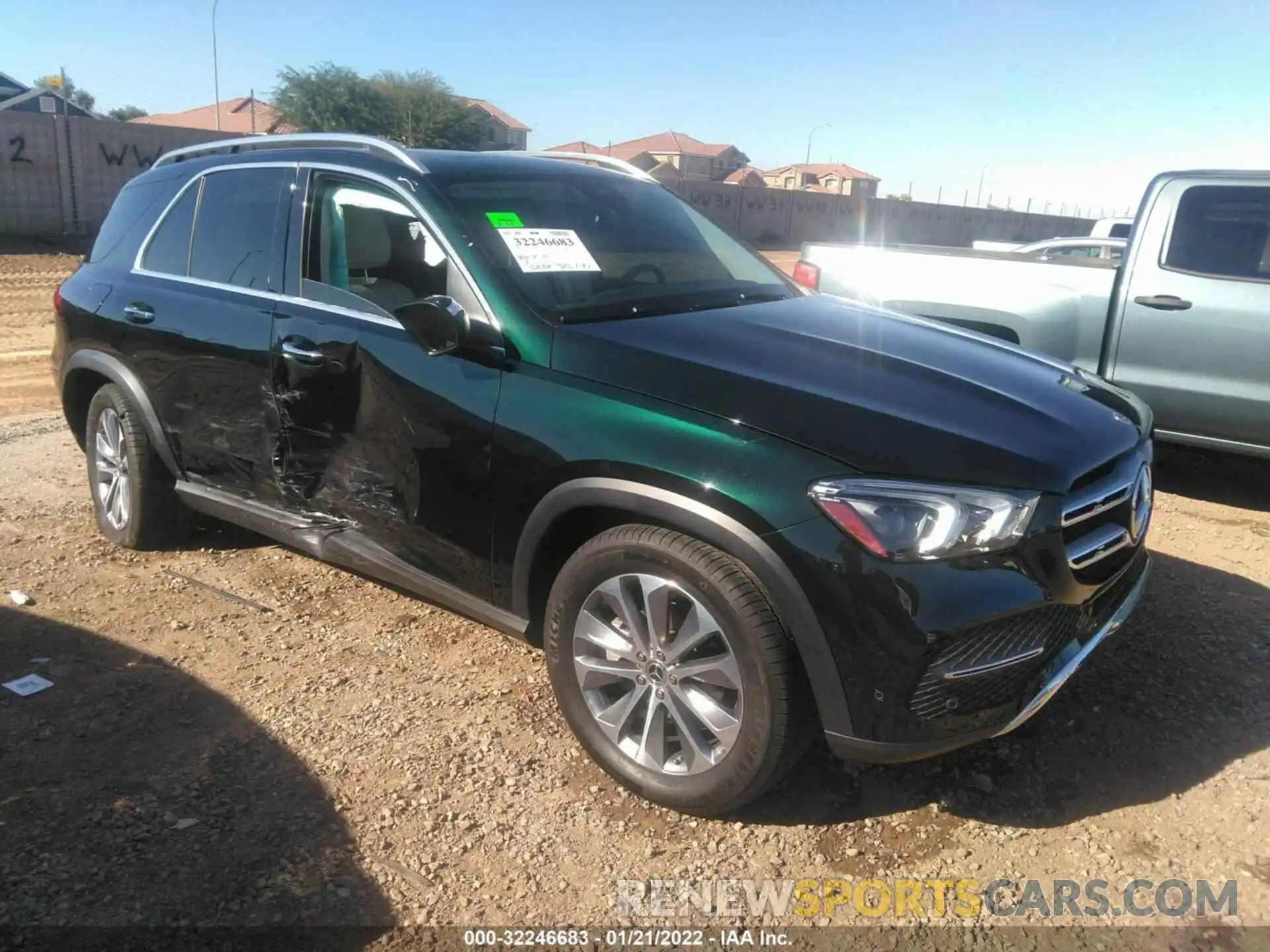 1 Photograph of a damaged car 4JGFB4KB6MA474508 MERCEDES-BENZ GLE 2021