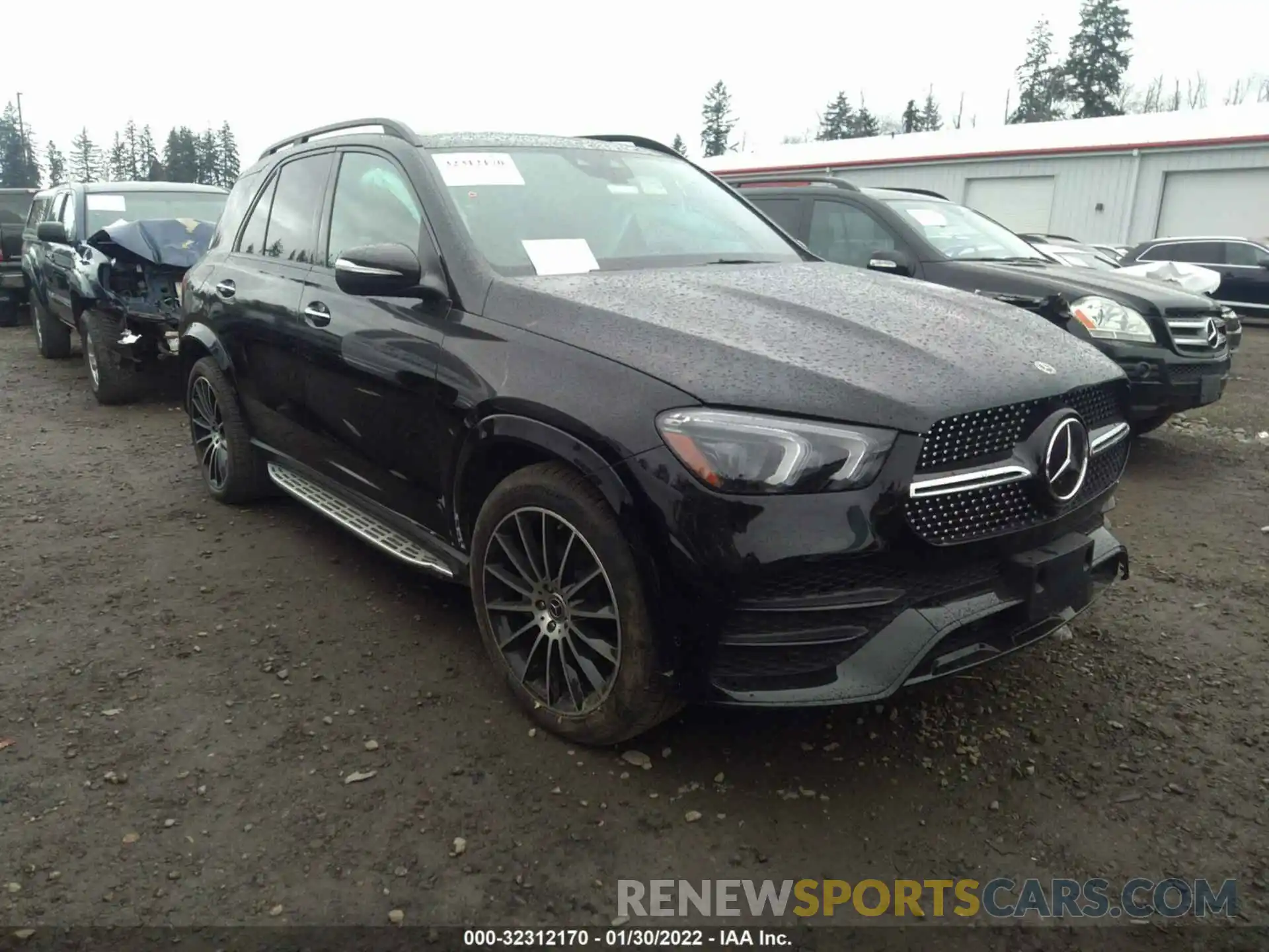 1 Photograph of a damaged car 4JGFB4KB6MA475464 MERCEDES-BENZ GLE 2021