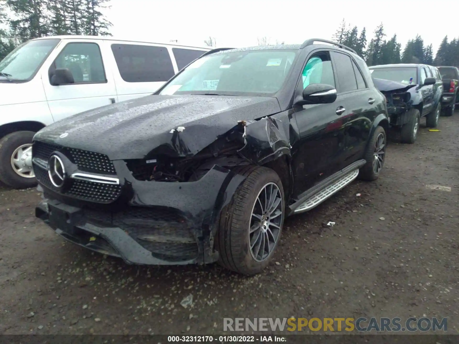 2 Photograph of a damaged car 4JGFB4KB6MA475464 MERCEDES-BENZ GLE 2021