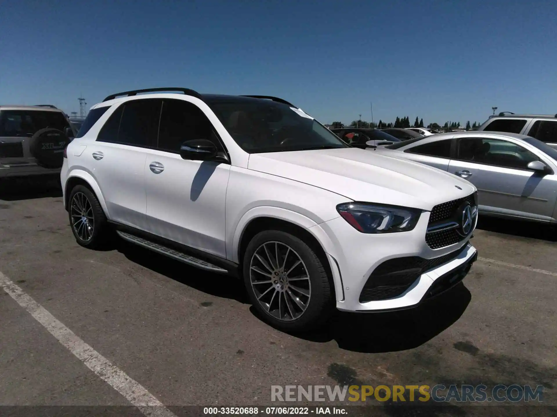 1 Photograph of a damaged car 4JGFB4KB6MA490627 MERCEDES-BENZ GLE 2021