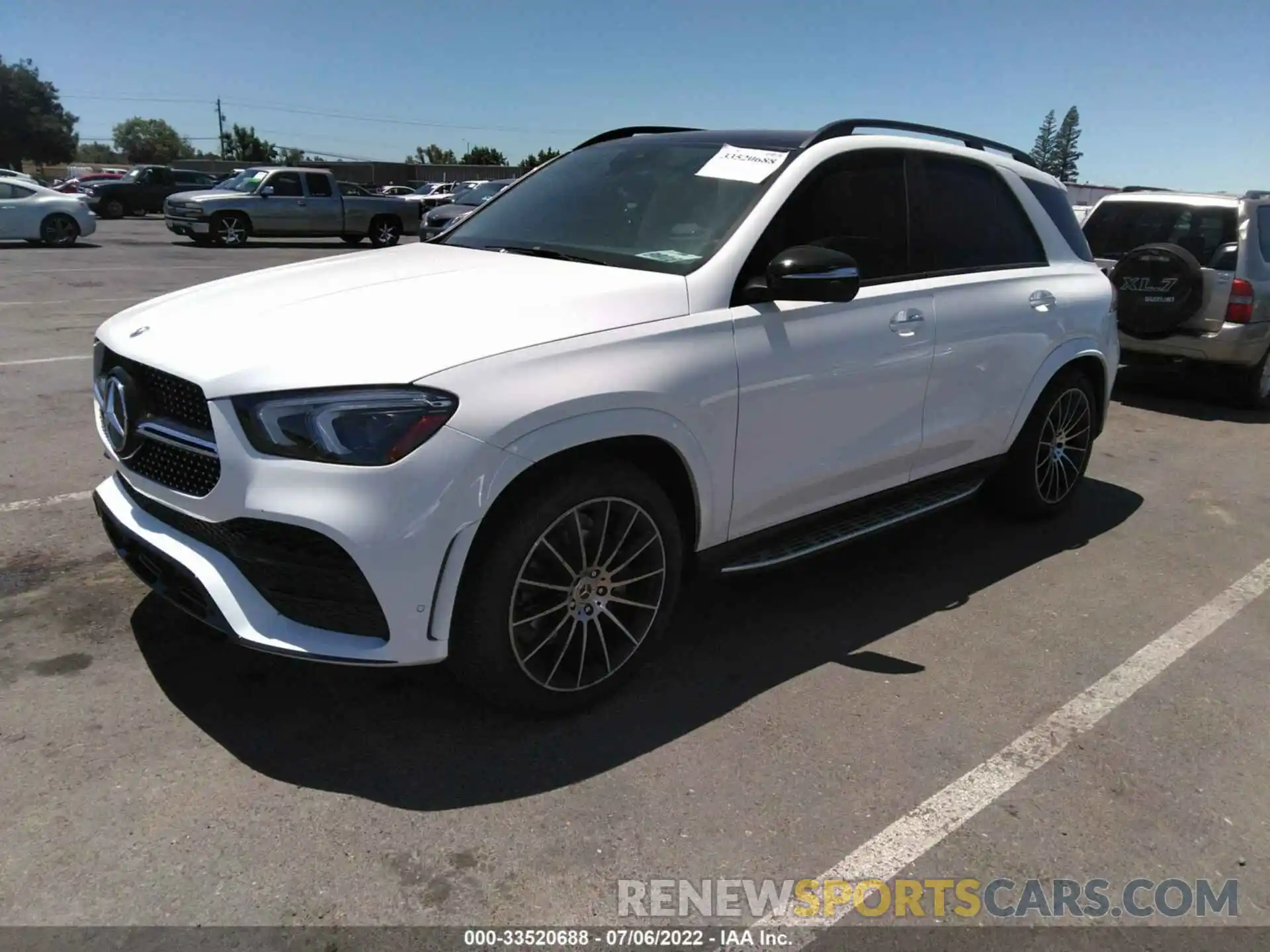 2 Photograph of a damaged car 4JGFB4KB6MA490627 MERCEDES-BENZ GLE 2021