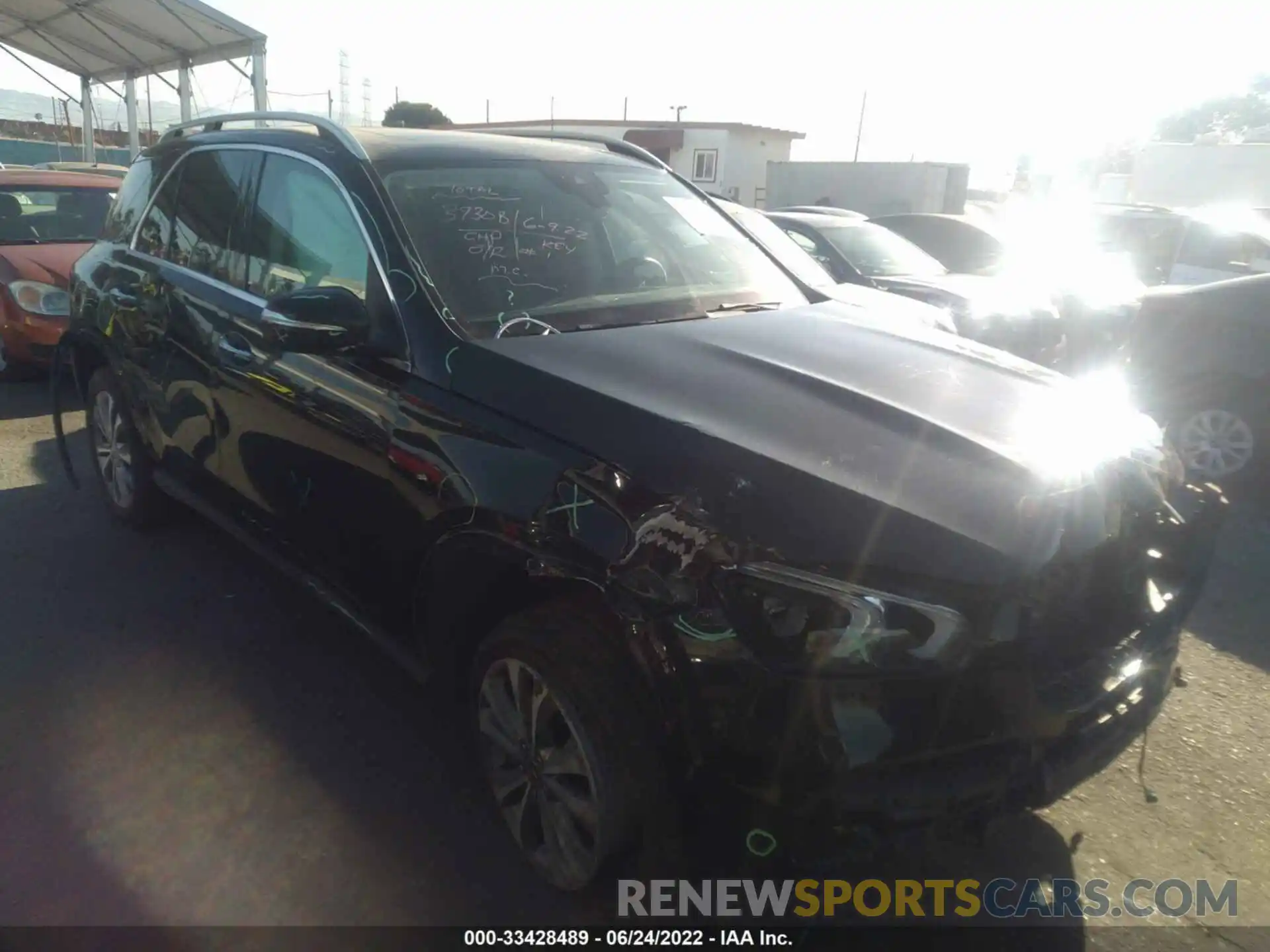 1 Photograph of a damaged car 4JGFB4KB7MA298987 MERCEDES-BENZ GLE 2021