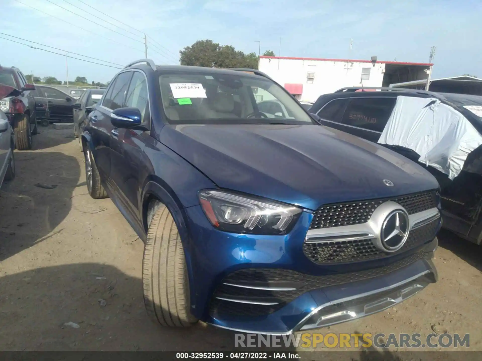 1 Photograph of a damaged car 4JGFB4KB7MA363045 MERCEDES-BENZ GLE 2021