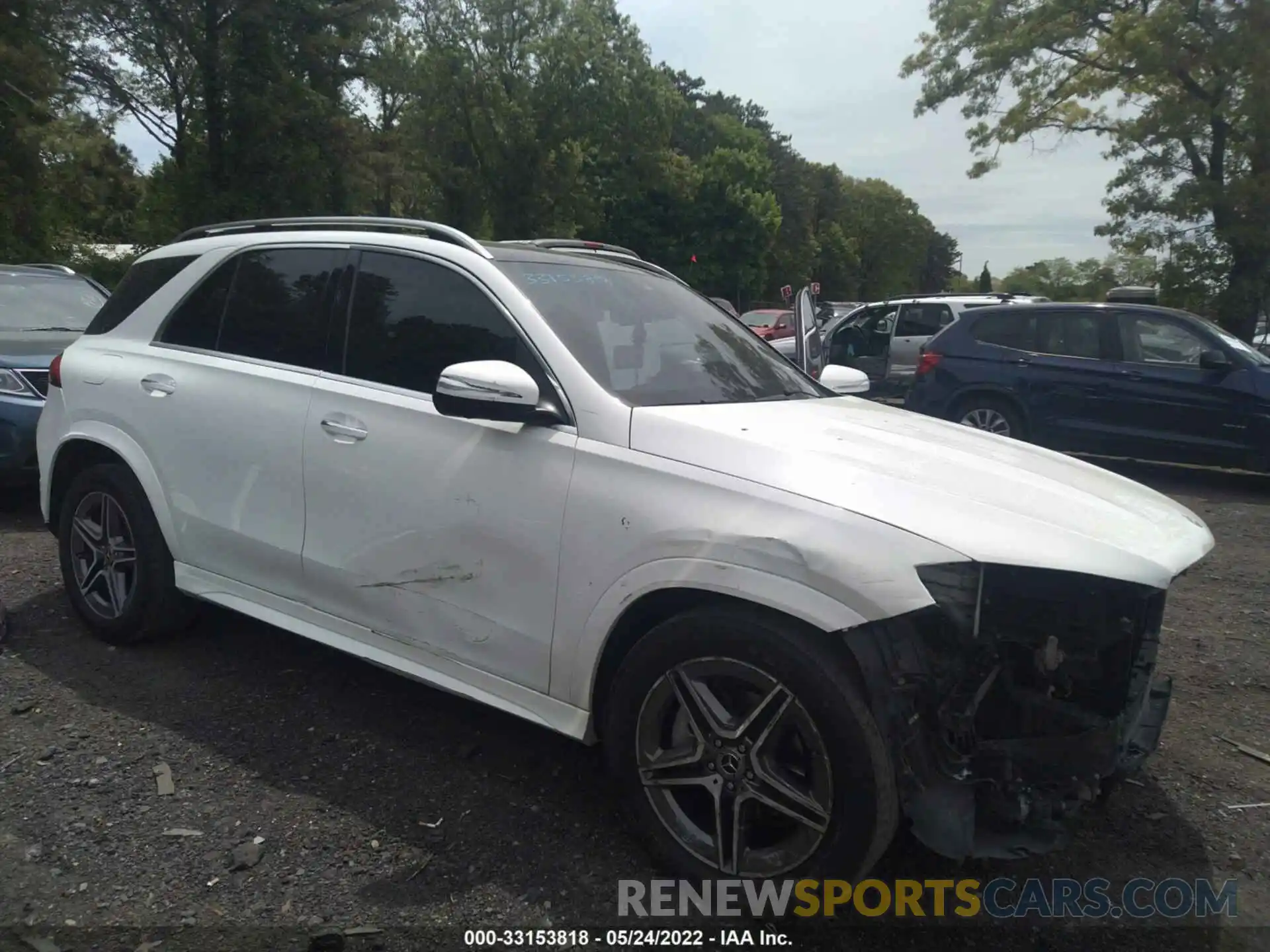 1 Photograph of a damaged car 4JGFB4KB9MA474390 MERCEDES-BENZ GLE 2021