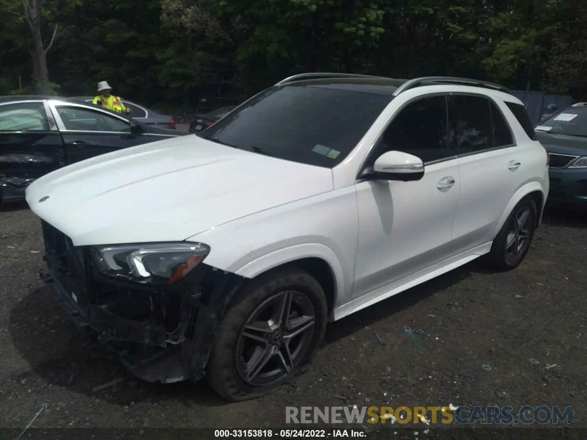 2 Photograph of a damaged car 4JGFB4KB9MA474390 MERCEDES-BENZ GLE 2021