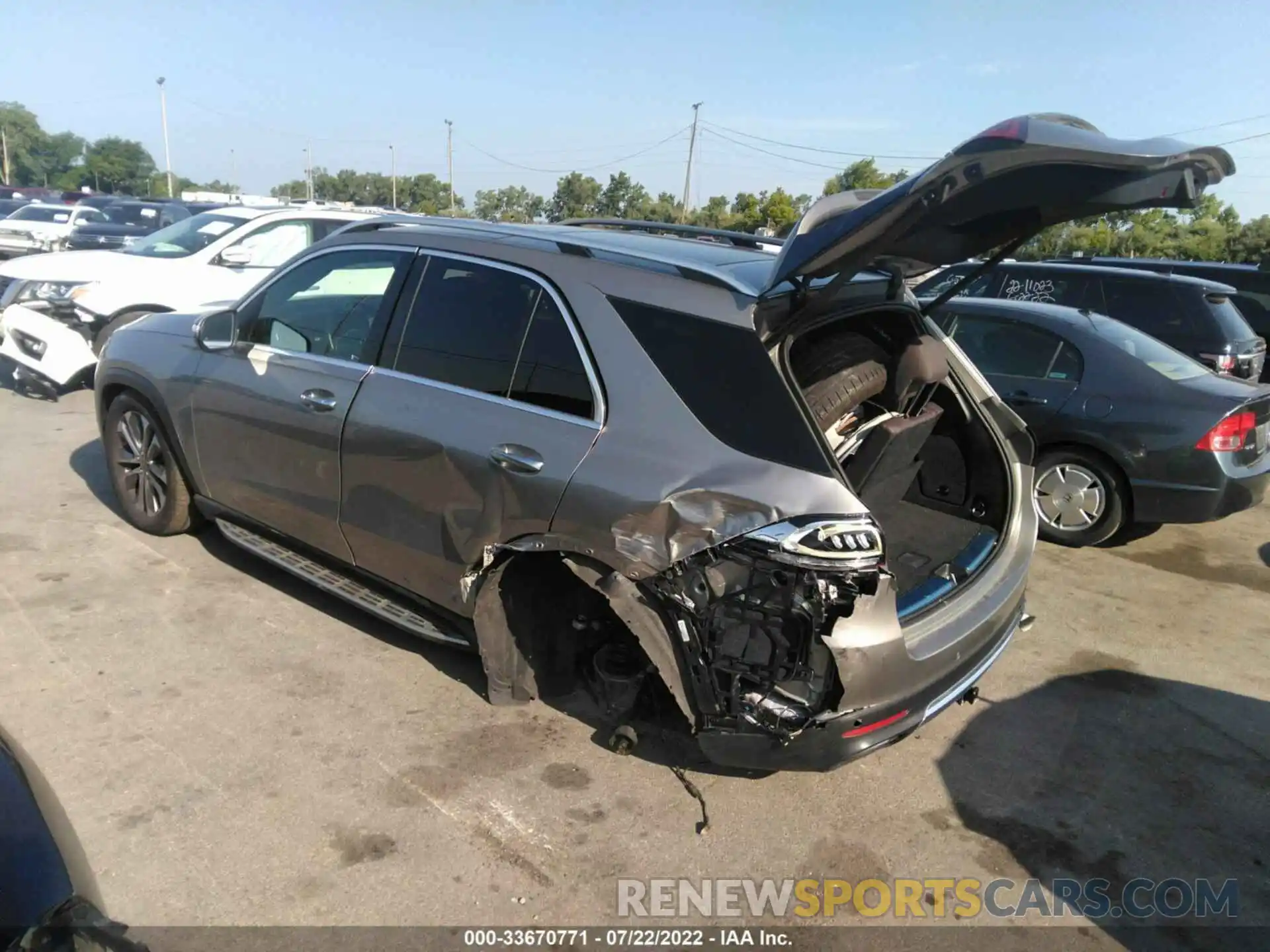 3 Фотография поврежденного автомобиля 4JGFB4KE0MA416159 MERCEDES-BENZ GLE 2021