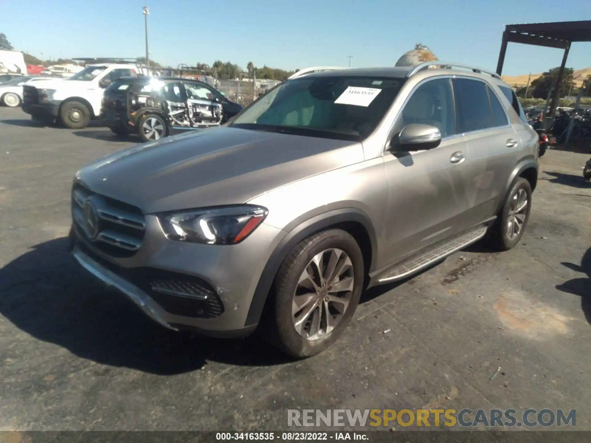 2 Photograph of a damaged car 4JGFB4KE5MA449531 MERCEDES-BENZ GLE 2021