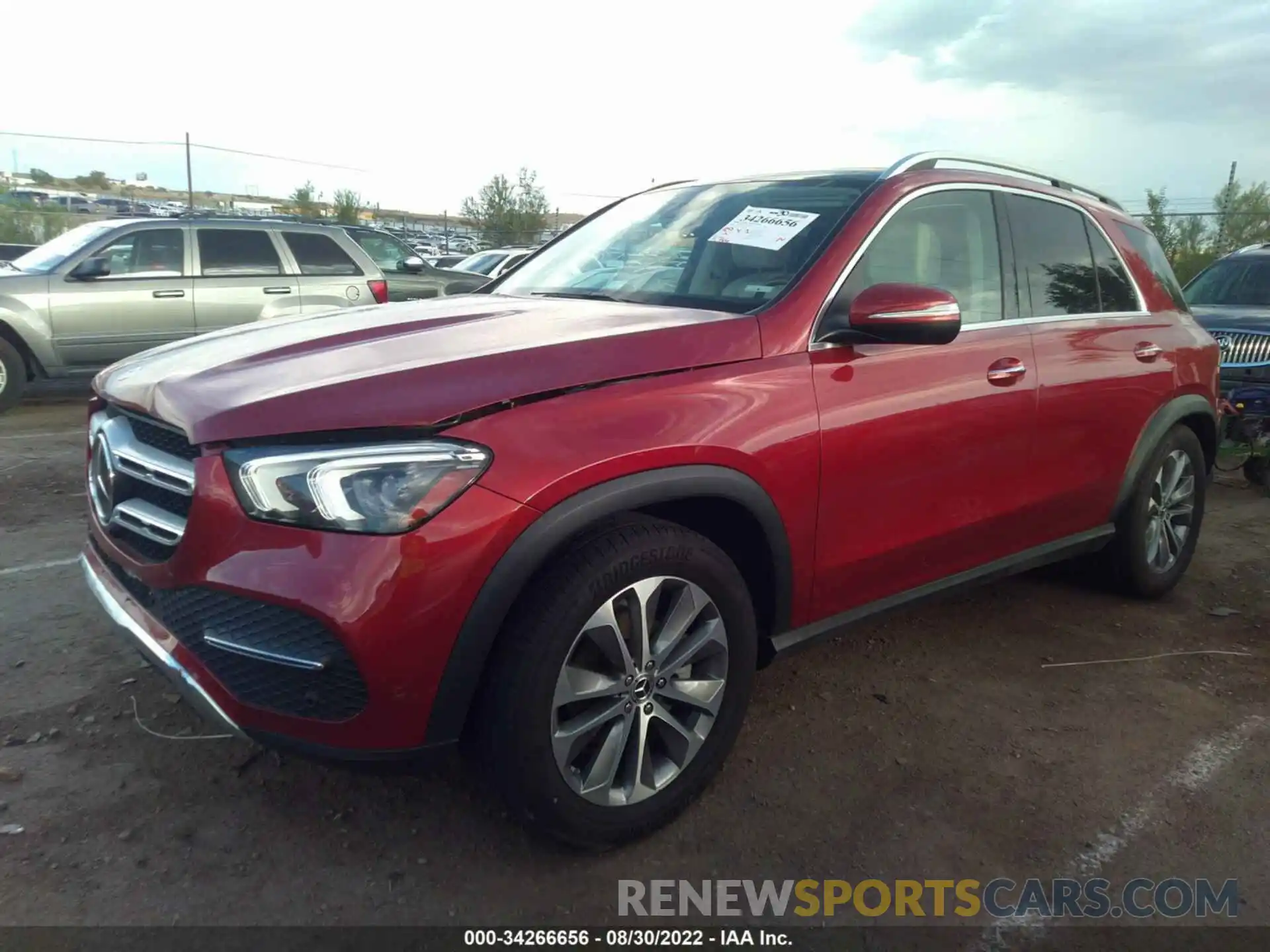 2 Photograph of a damaged car 4JGFB4KE7MA385749 MERCEDES-BENZ GLE 2021