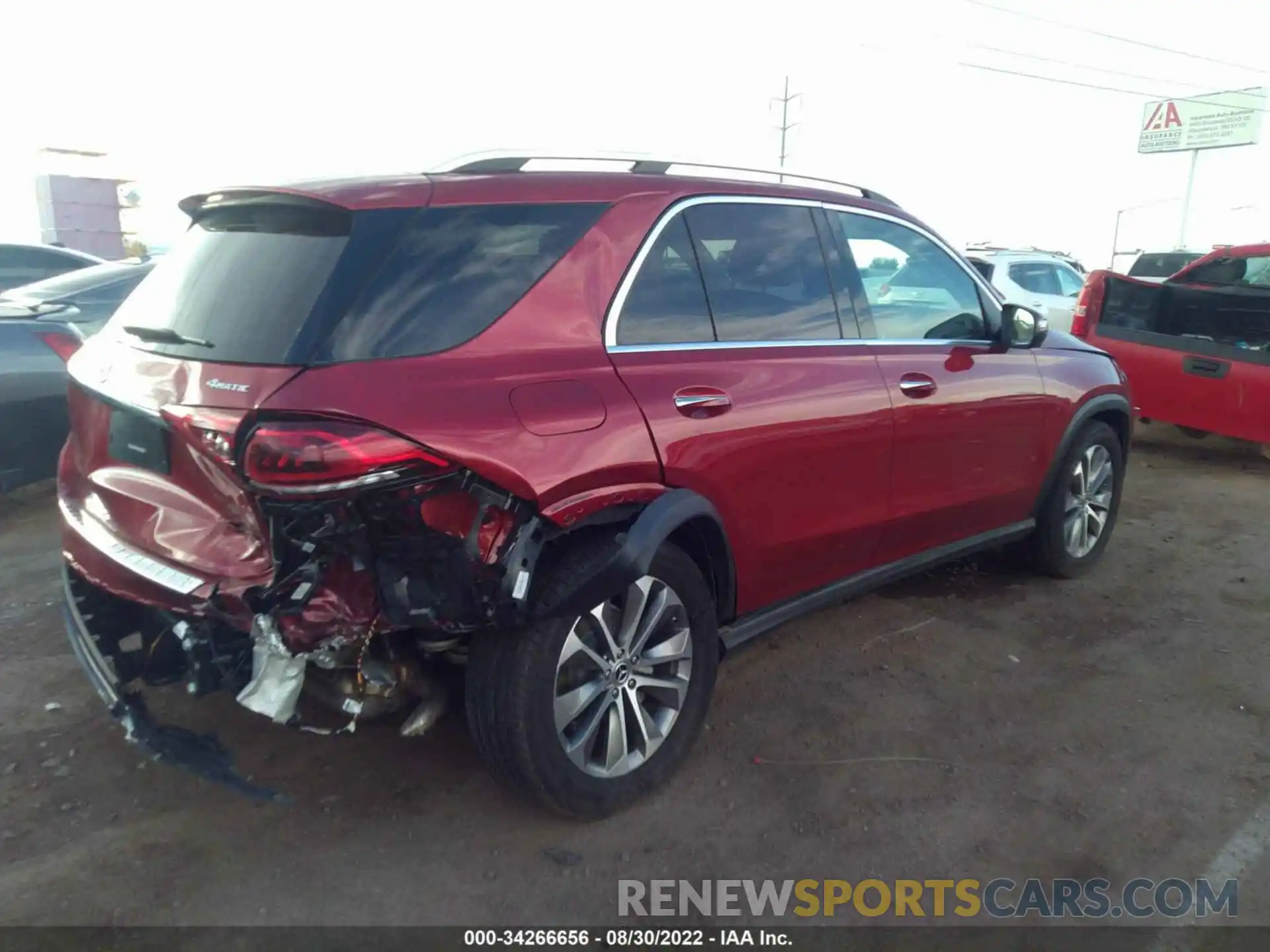 4 Photograph of a damaged car 4JGFB4KE7MA385749 MERCEDES-BENZ GLE 2021